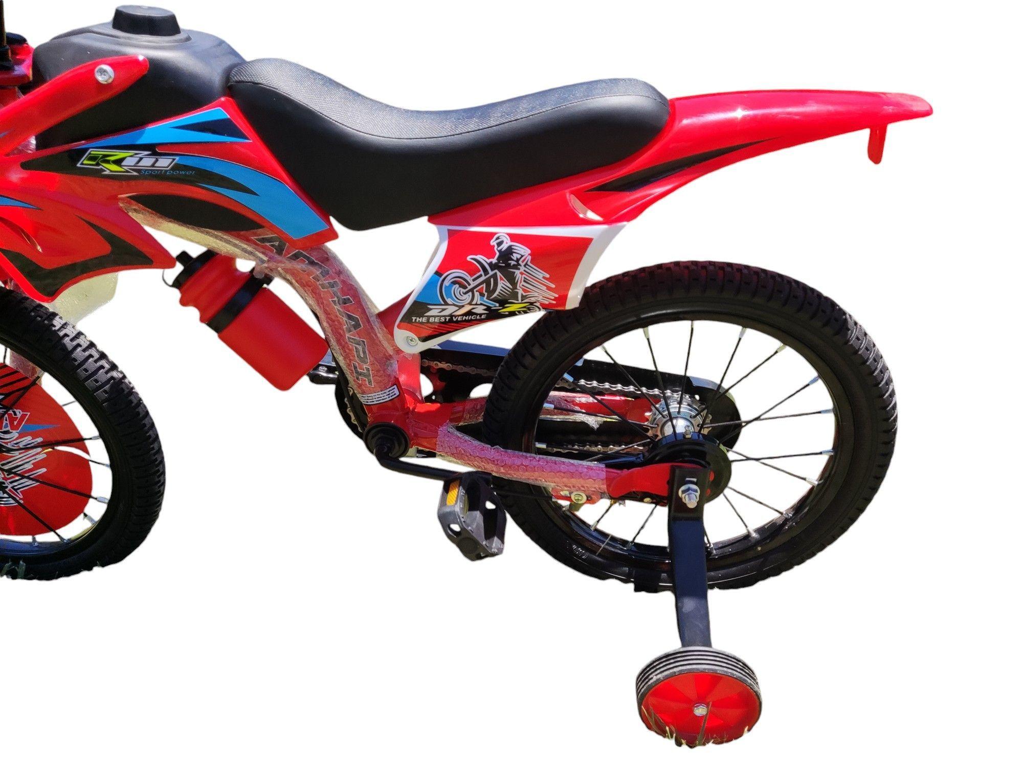 Bicicleta  Aro 16  Bicimoto Amhapi Rojo   -4