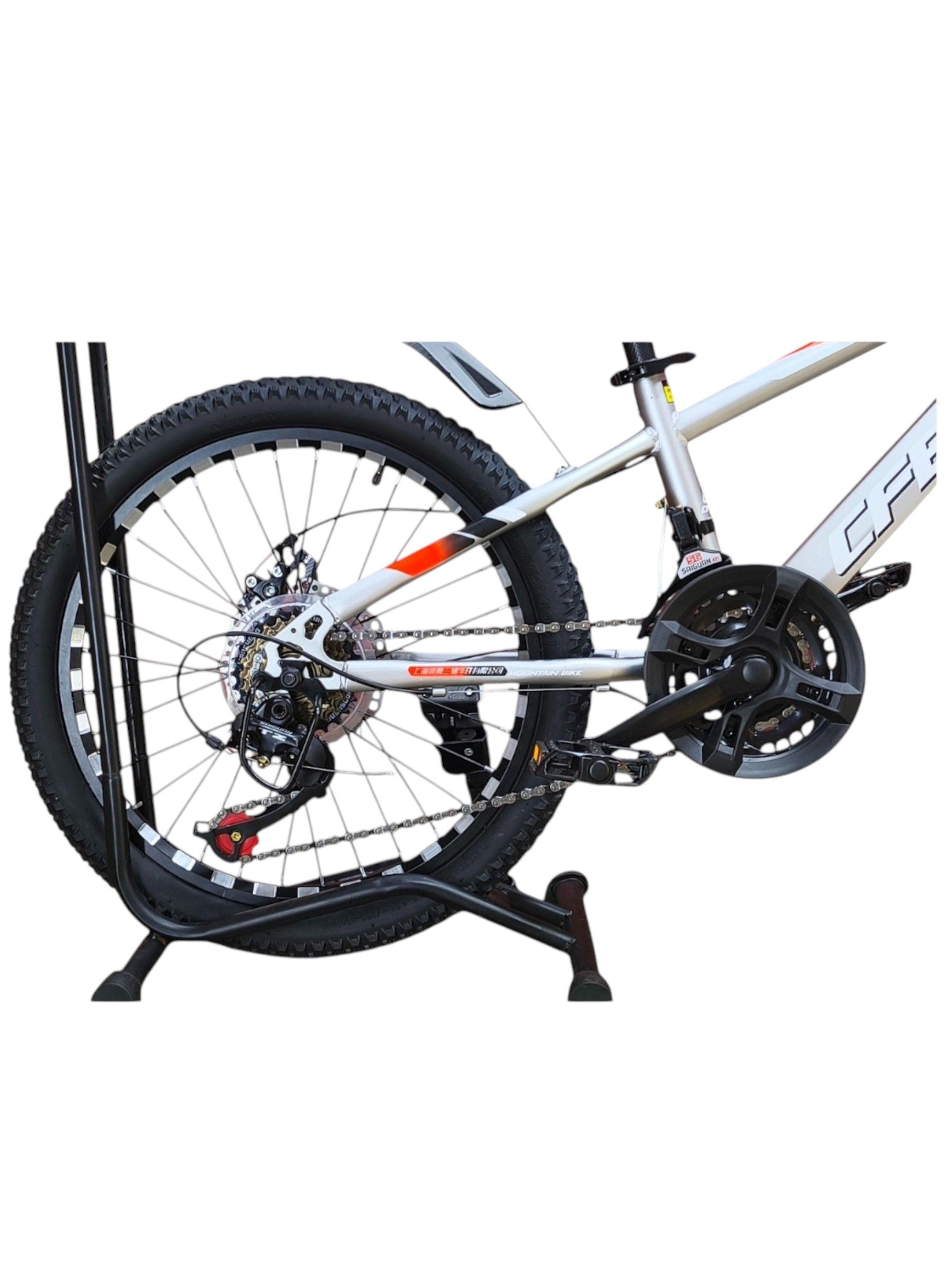 Bicicleta Aro 20 CfBike Con Freno Disco Y 21 Vel. Gris-6