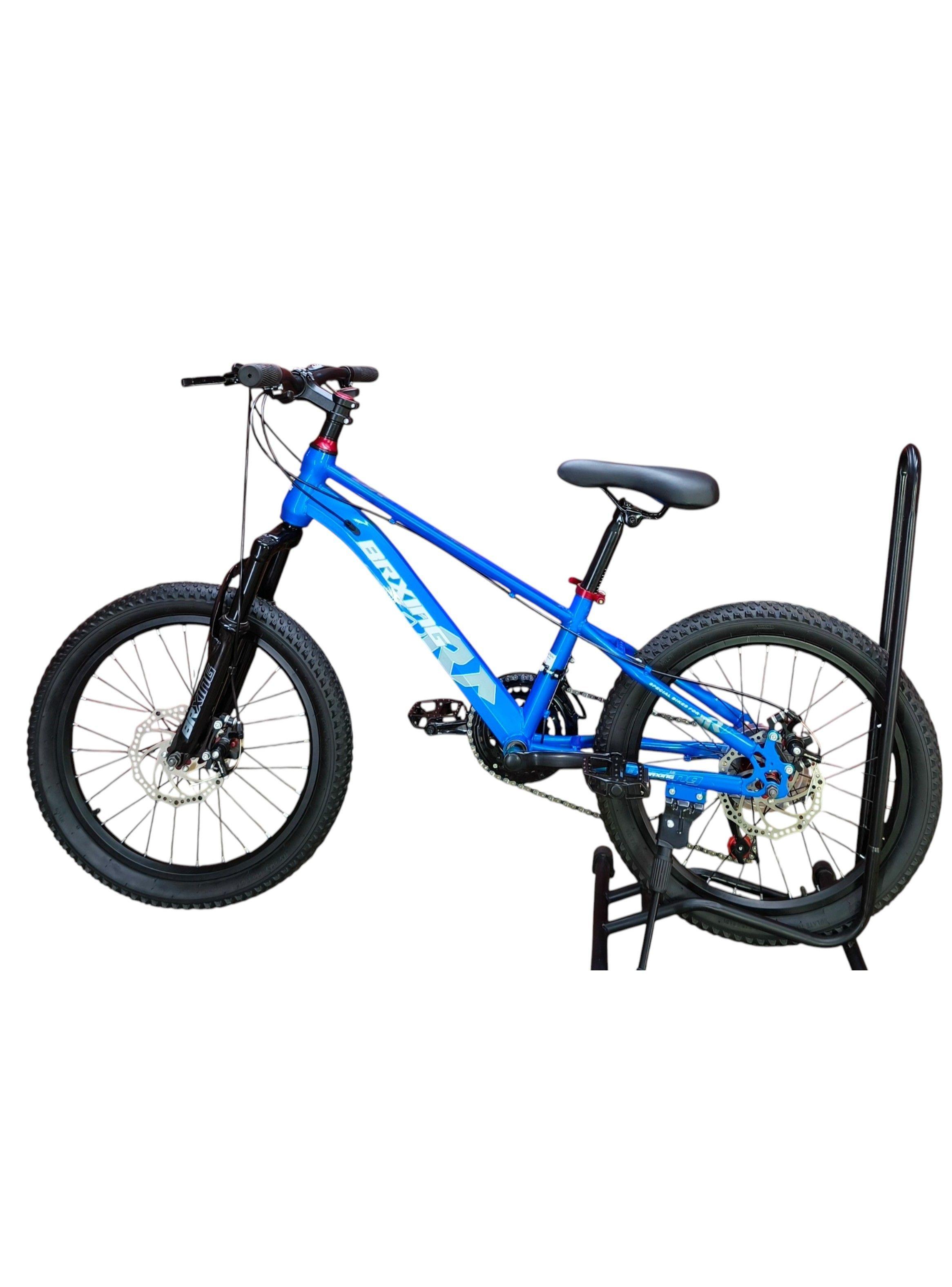 Bicicleta Aro 20 Brxing SU7 Con Freno Disco Y 21 Vel. Azul-4