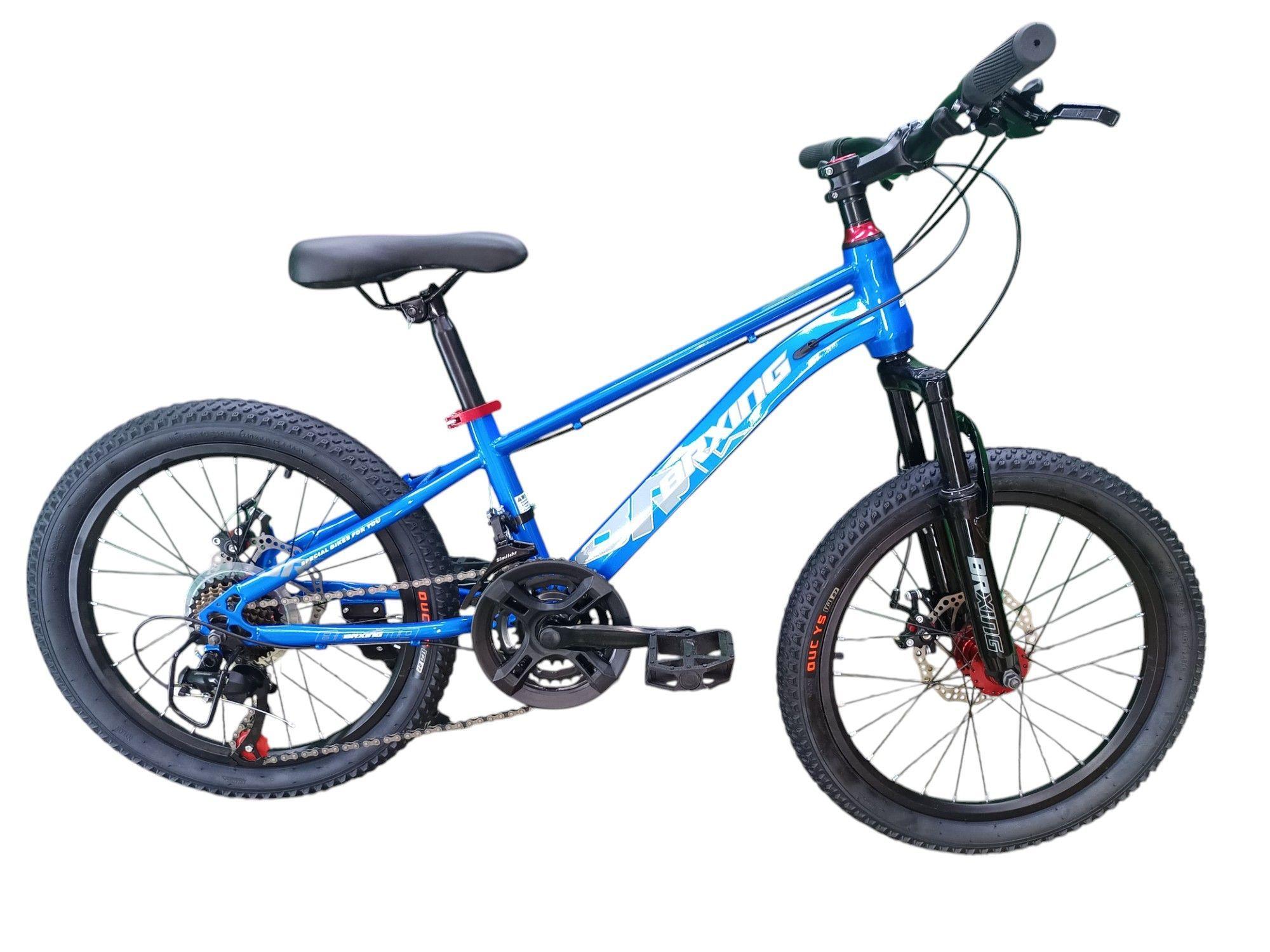 Bicicleta Aro 20 Brxing SV7 Azul Con Freno Disco Y 21 Velocidades-0