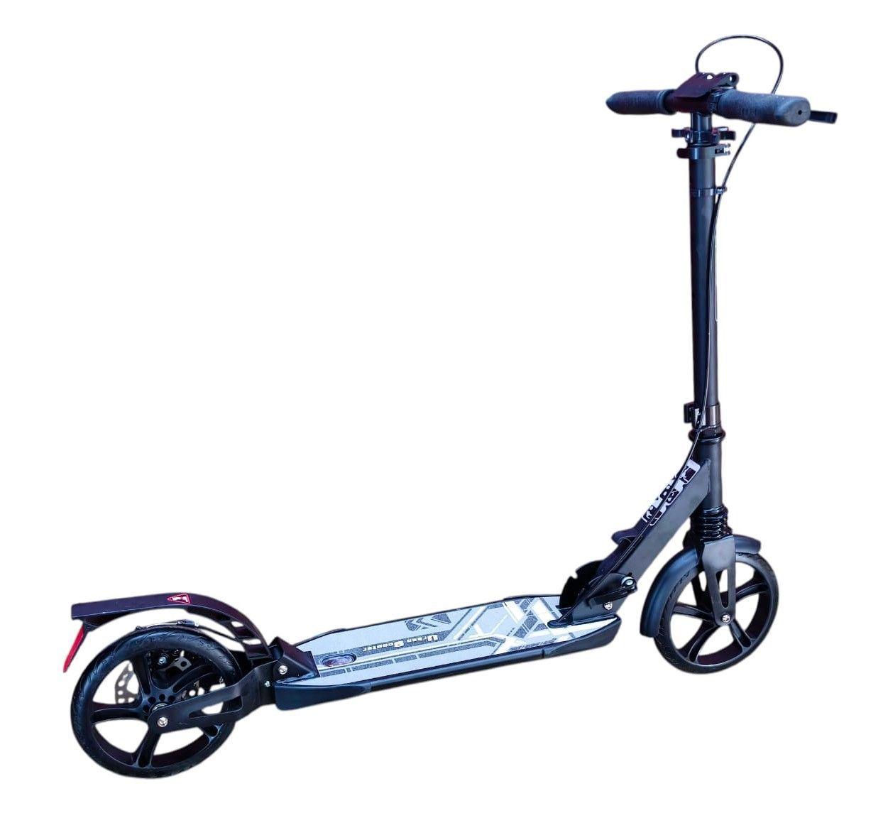 Scooter Monopatín Niños Adultos Negro-2