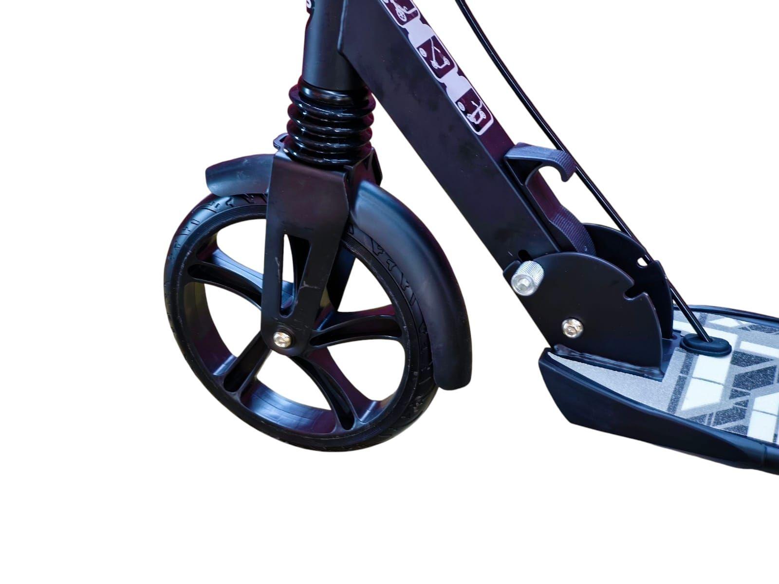 Scooter Monopatín Niños Adultos Negro-6