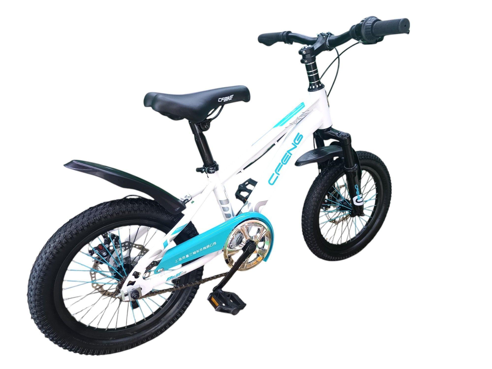 Bicicleta Aro 16 Cfbike Cfeng Blanco Verde-2