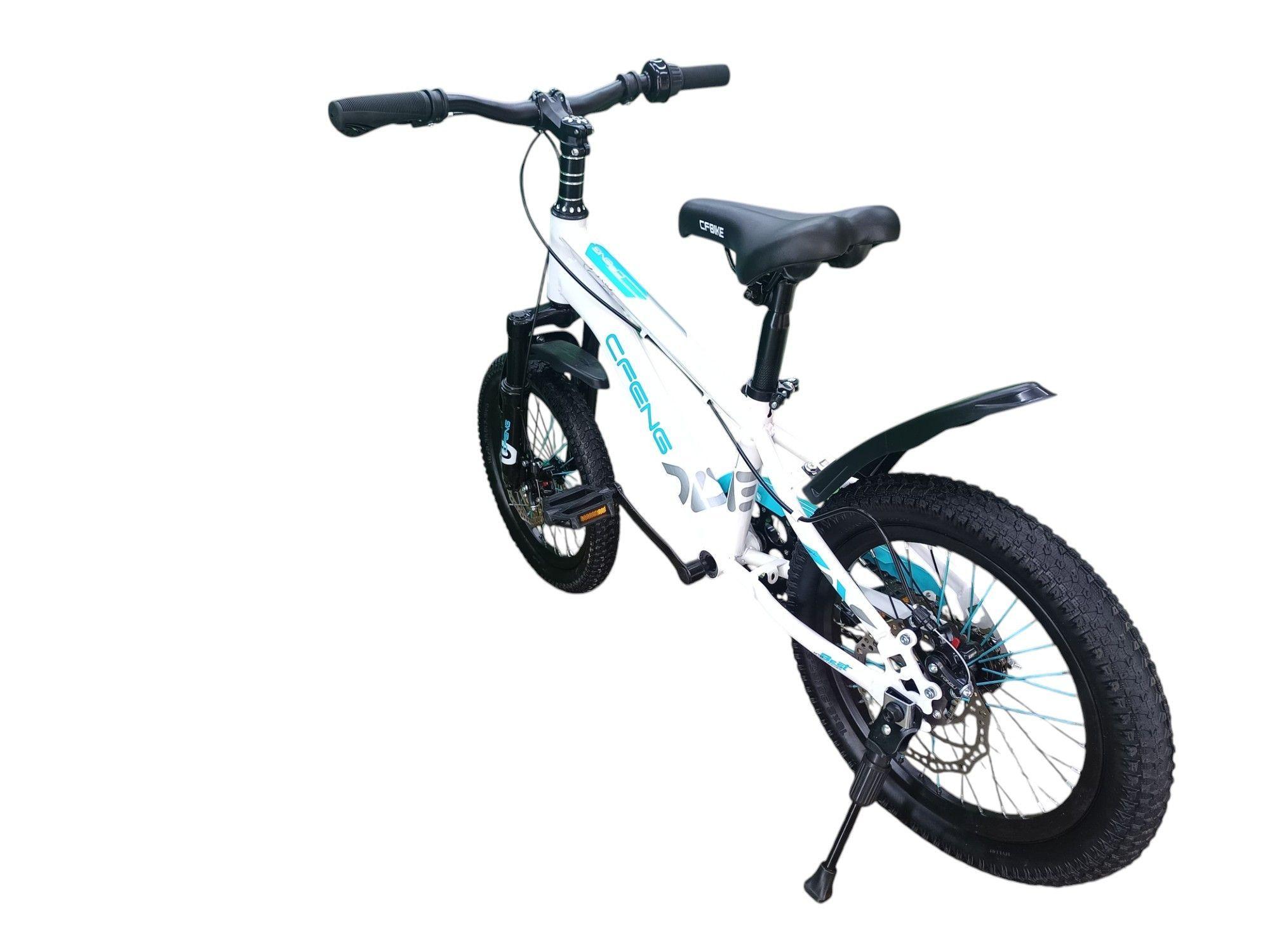 Bicicleta Aro 16 Cfbike Cfeng Blanco Verde-3