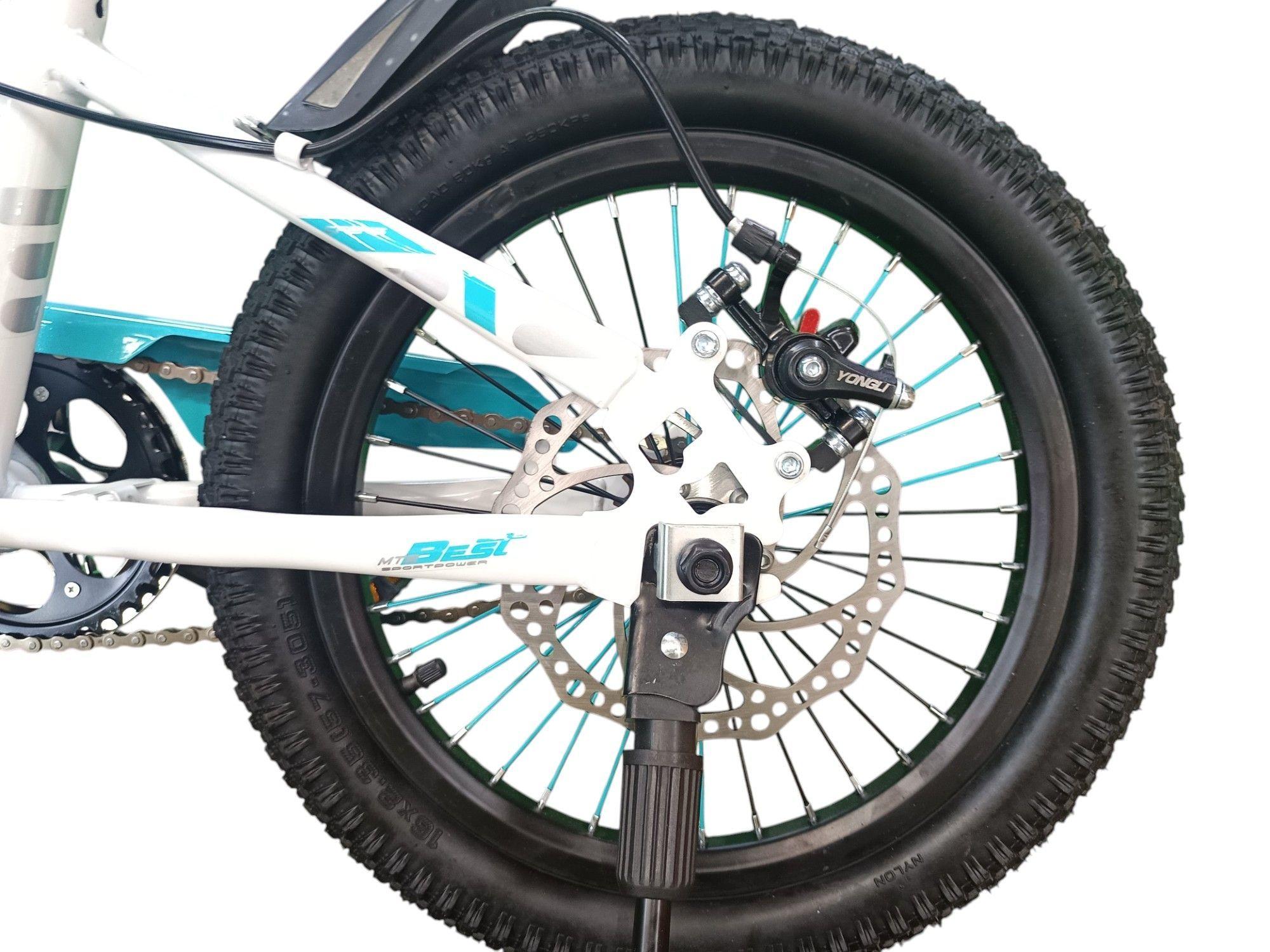 Bicicleta Aro 16 Cfbike Cfeng Blanco Verde-4