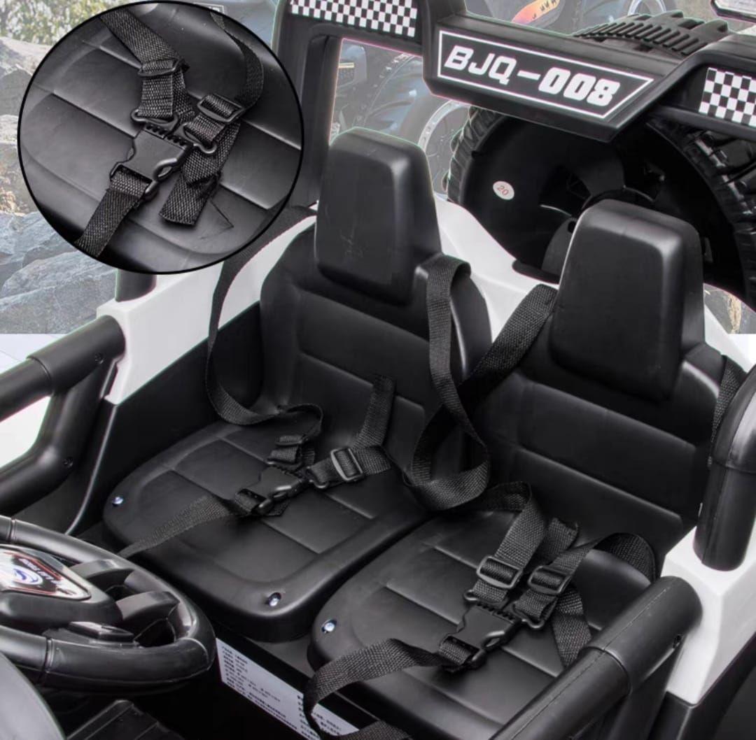 Auto Eléctrico Infantil Tipo Jeep 4x4 Rojo-1
