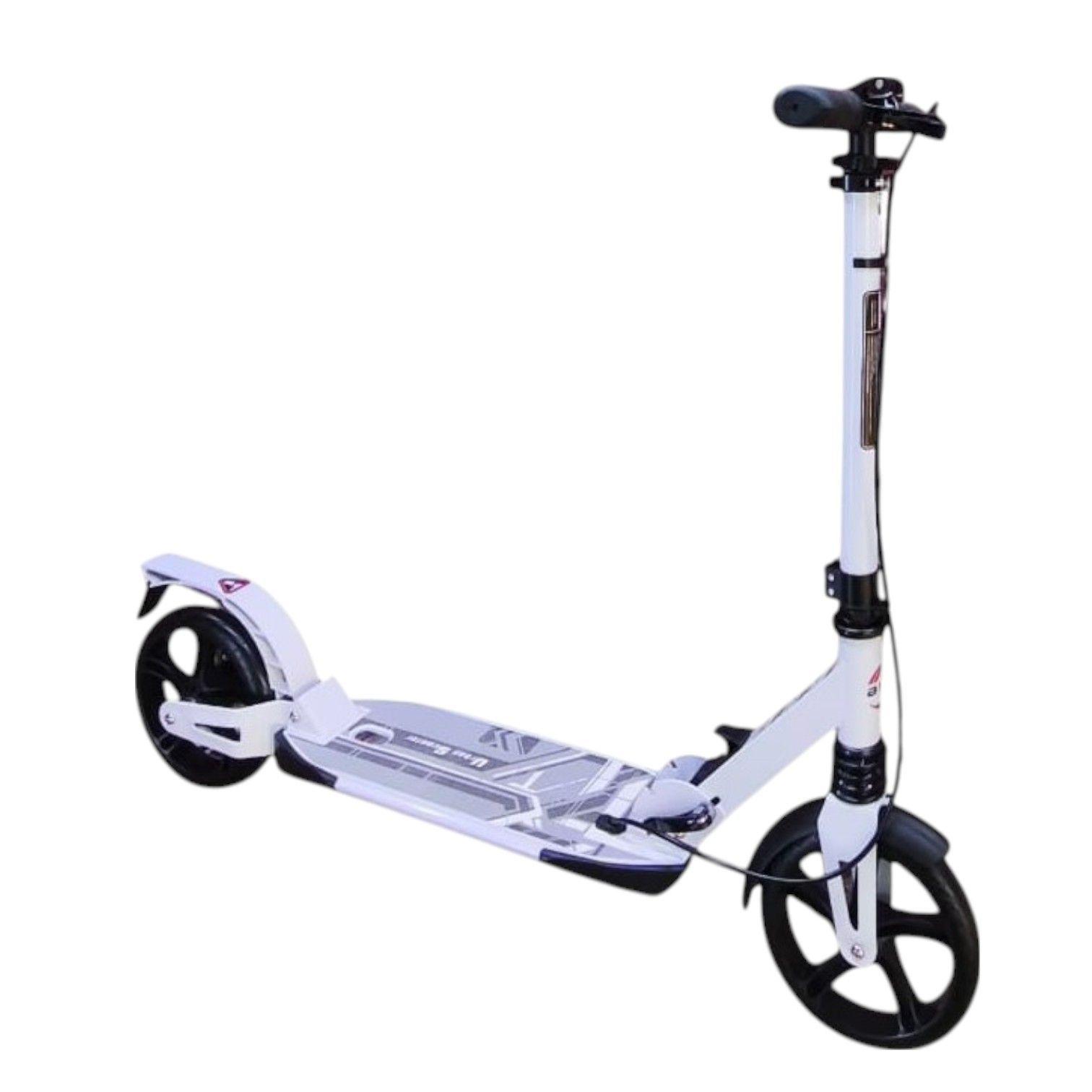  Scooter Monopatín Niños Adultos Blanco	-4