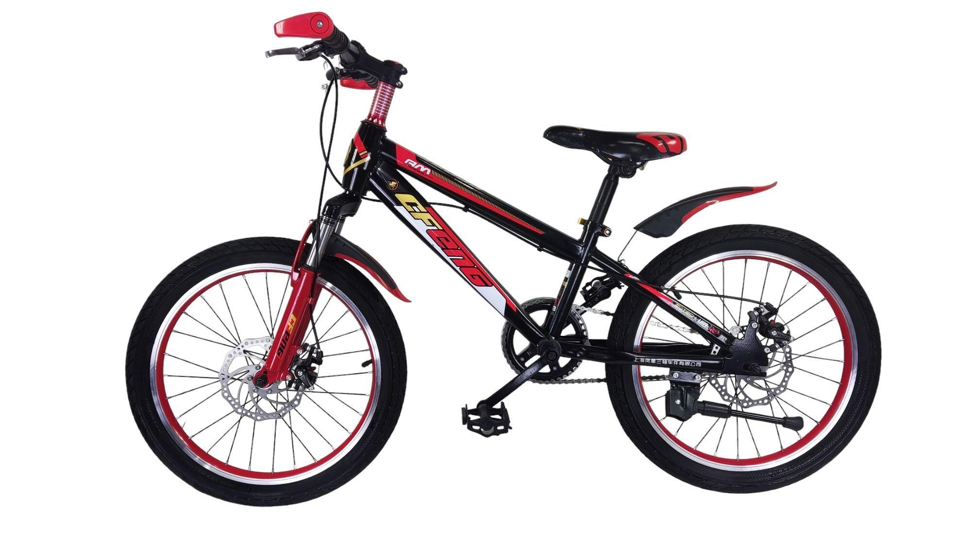 Bicicleta Aro 18 Cfeng Roja con Freno Disco -3