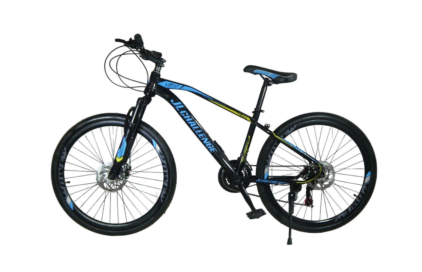 Bicicleta Aro 26 Challenge Azul Negro Con Freno Disco Y Cambios      -1