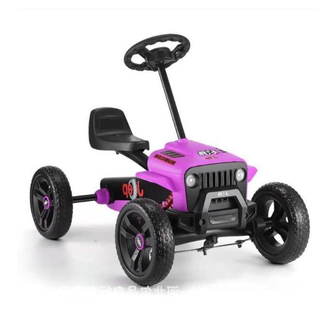 Gokart racing con protector a pedales lila	   	-2