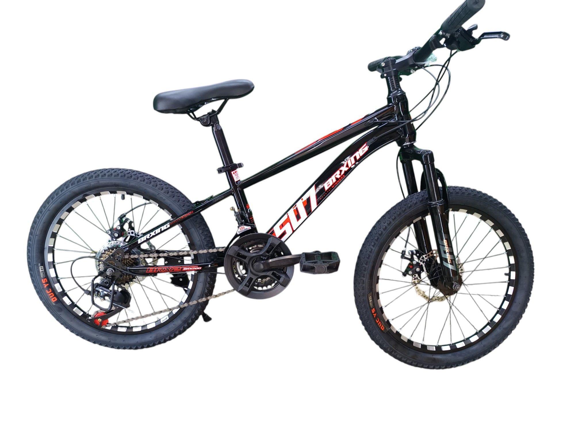Bicicleta Aro 20 Brxing SV7 Negro Con Freno Disco Y 21 Velocidades-0