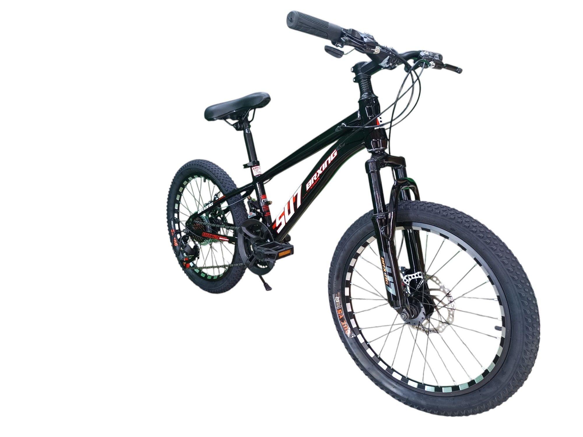 Bicicleta Aro 20 Brxing SV7 Negro Con Freno Disco Y 21 Velocidades-1