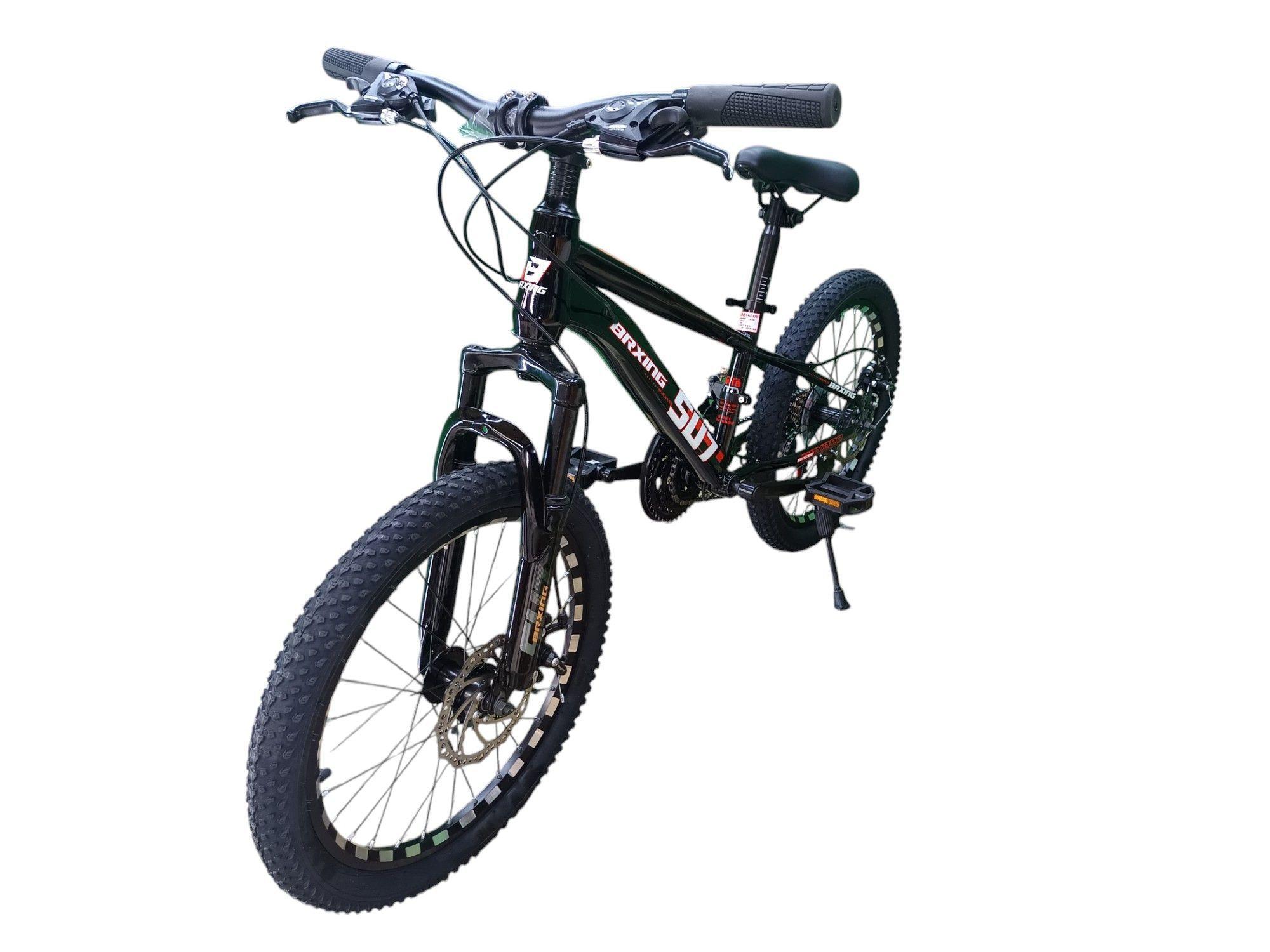 Bicicleta Aro 20 Brxing SV7 Negro Con Freno Disco Y 21 Velocidades-2