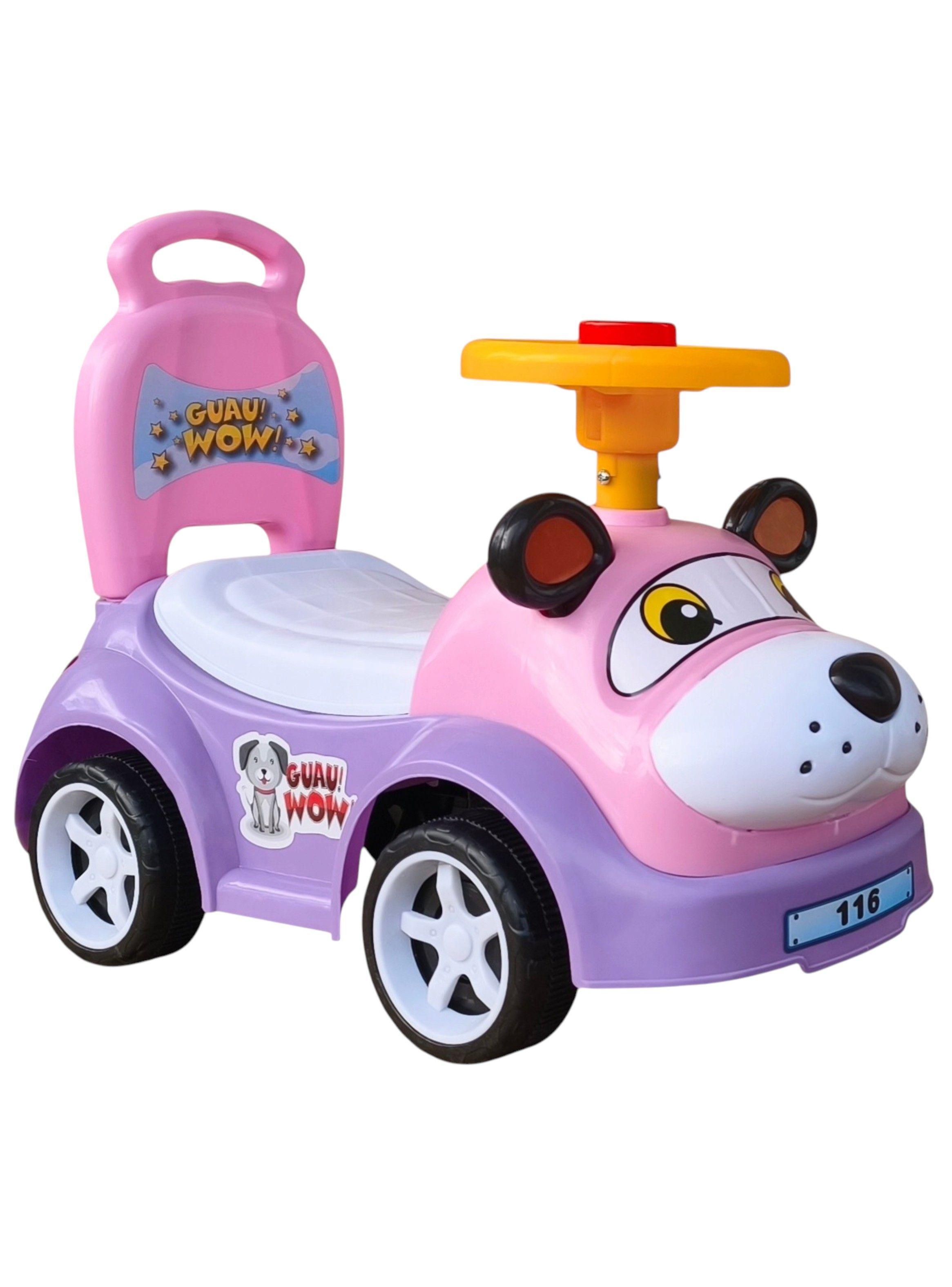 Corre Pasillos Modelo Perrito Lila Rosado	-3