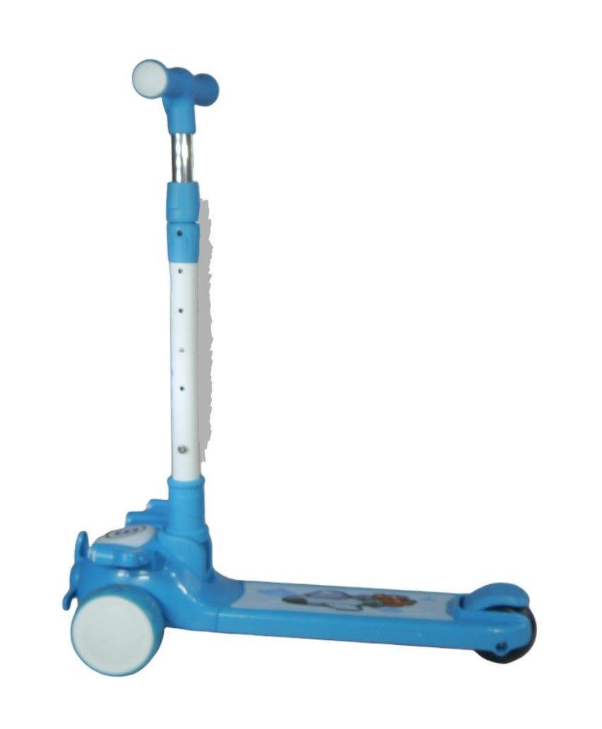 Scooter Monopatín Niños Avión Celeste-2