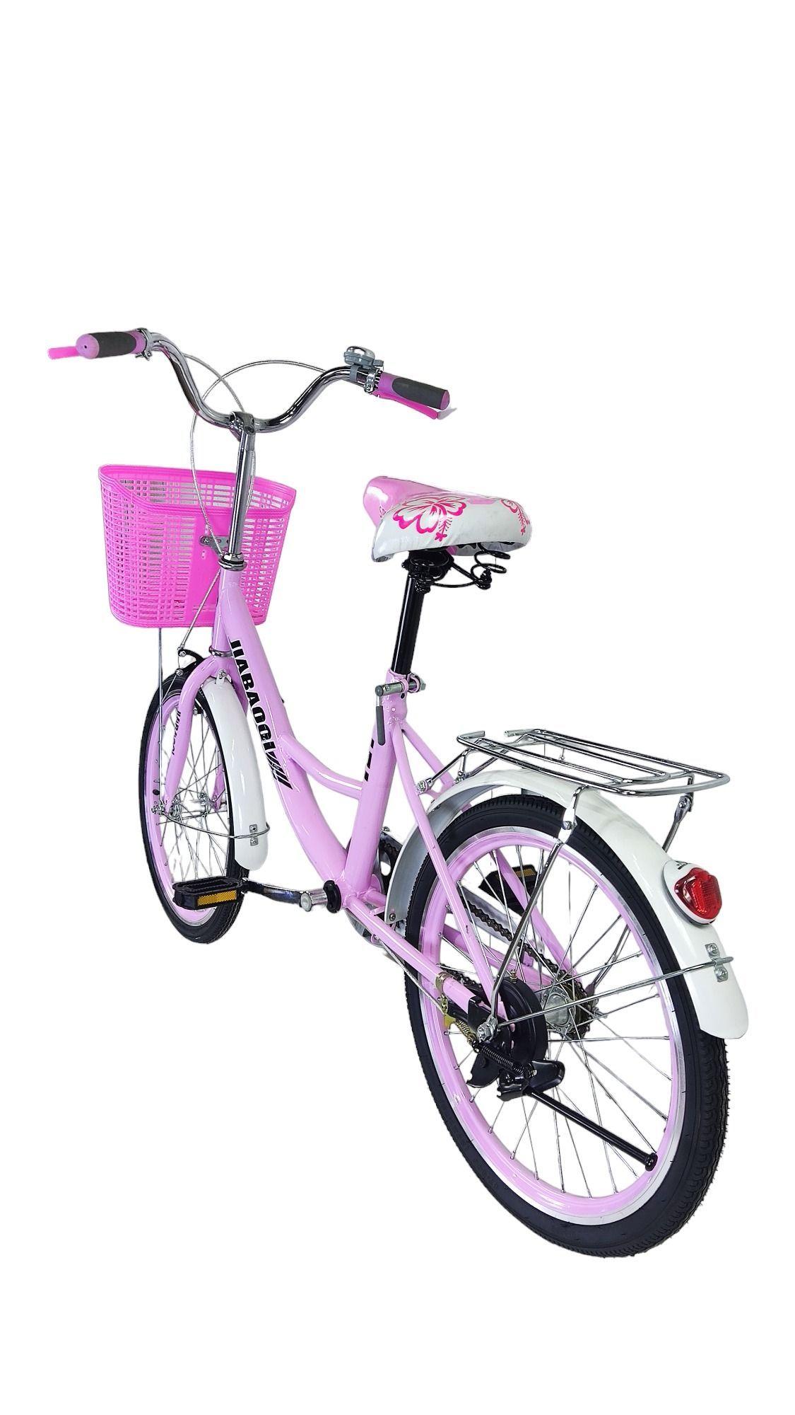 Bicicleta Aro 20 Jiabaoq Paseo Rosada-4