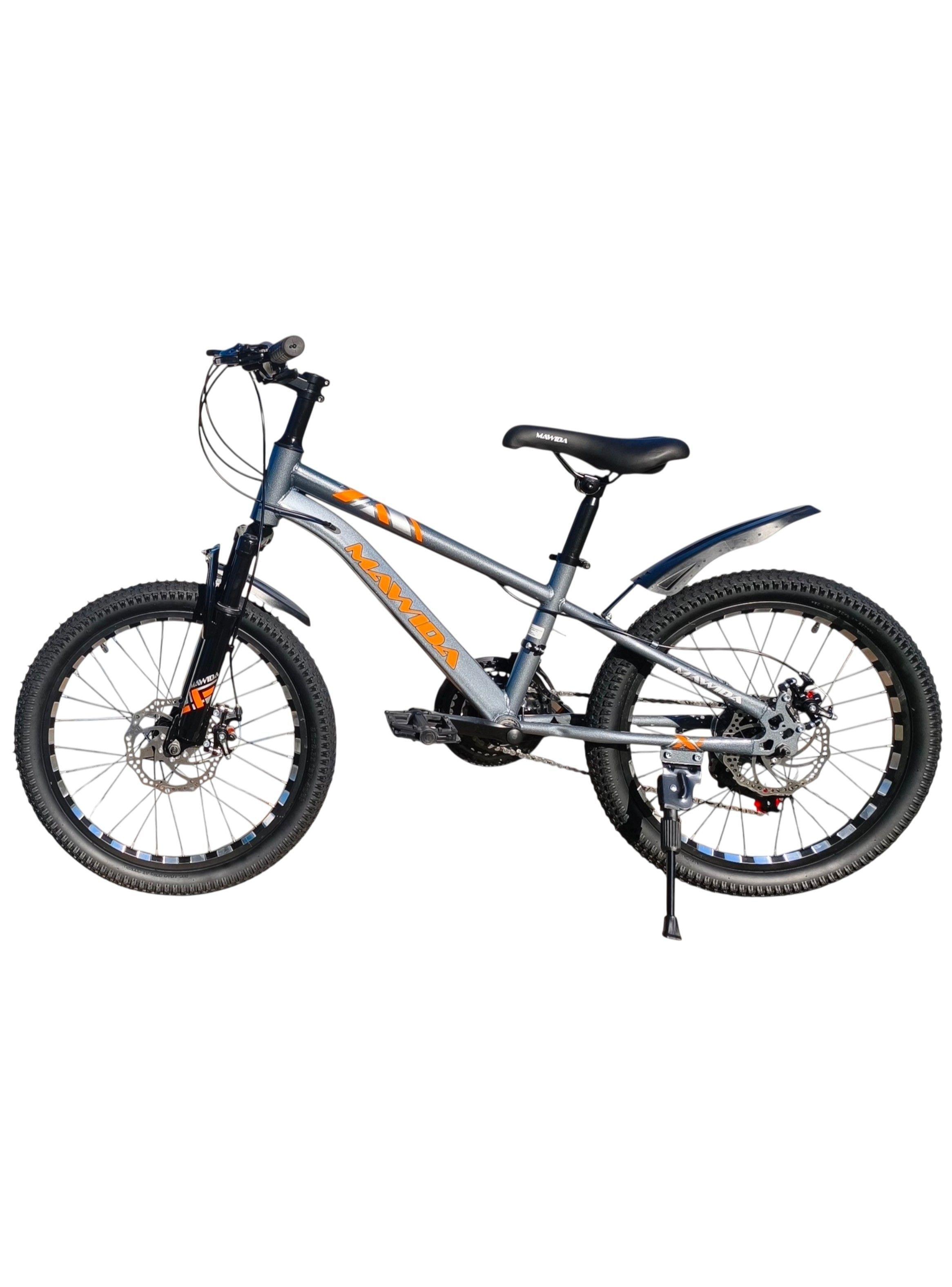Bicicleta Aro 20 Mawida Con Freno Disco y 21 velocidades Gris Silver	-2