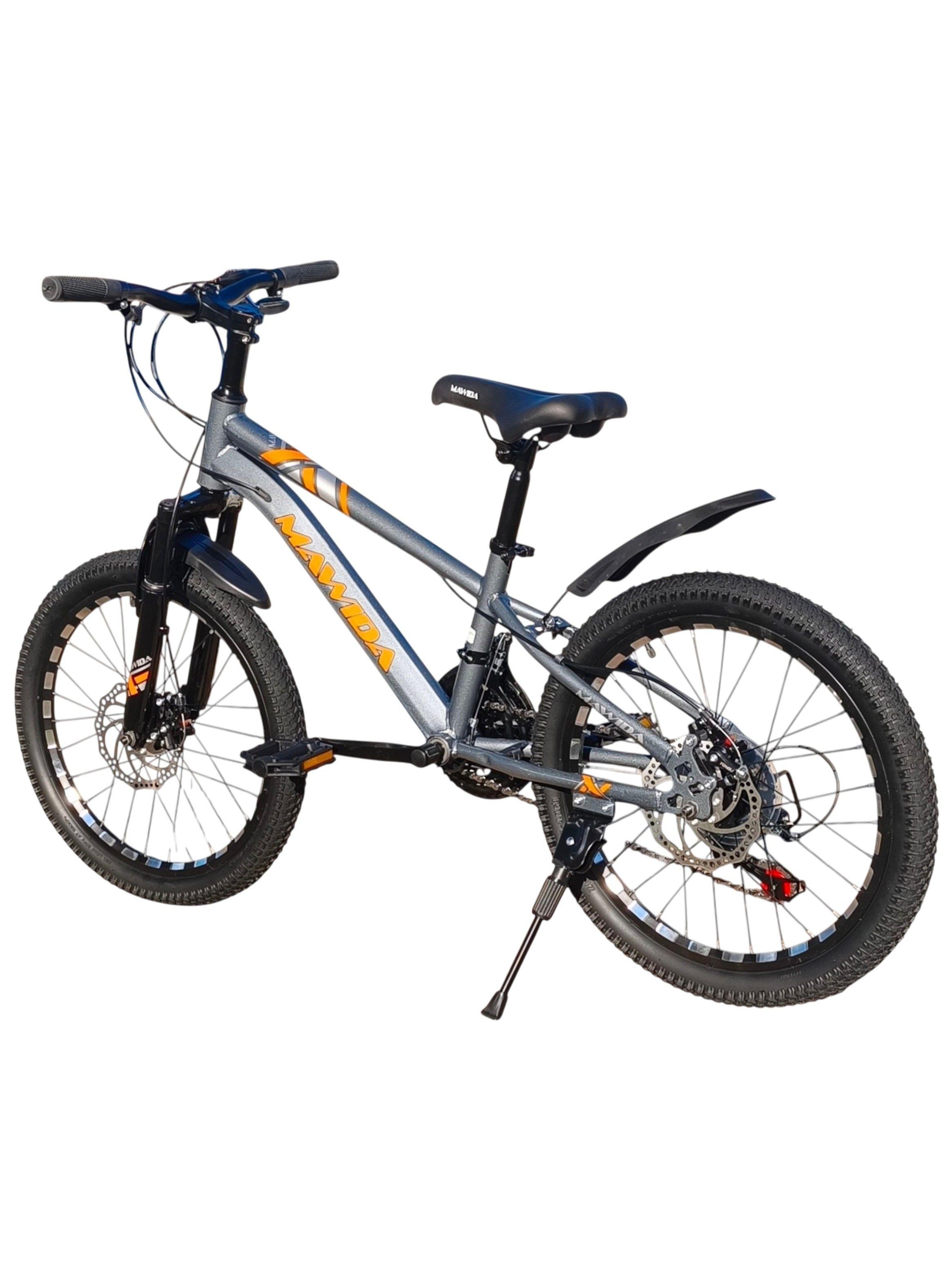 Bicicleta Aro 20 Mawida Con Freno Disco y 21 velocidades Gris Silver	-4