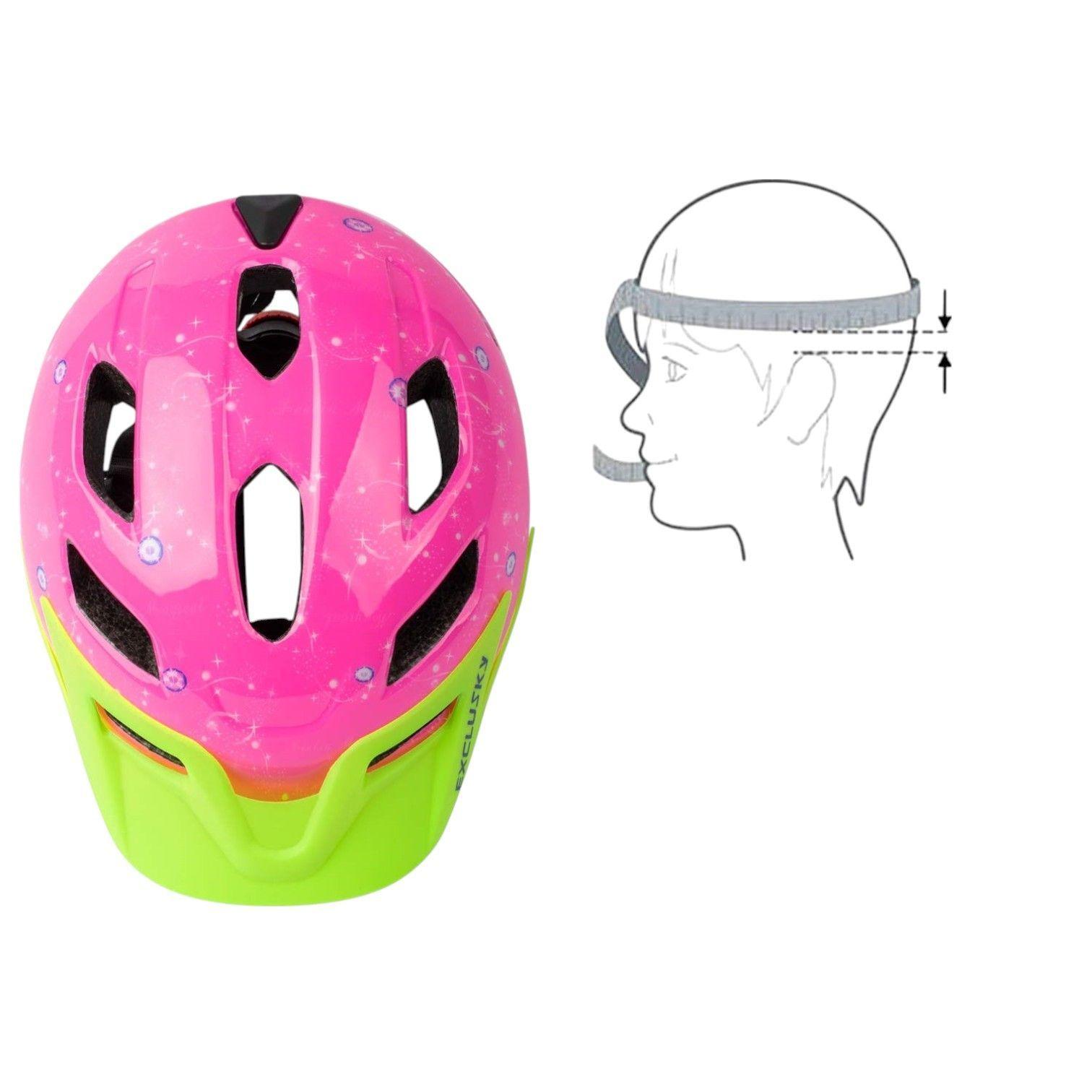 Casco Bicicleta Infantil  Exclusky Rosado                            -3
