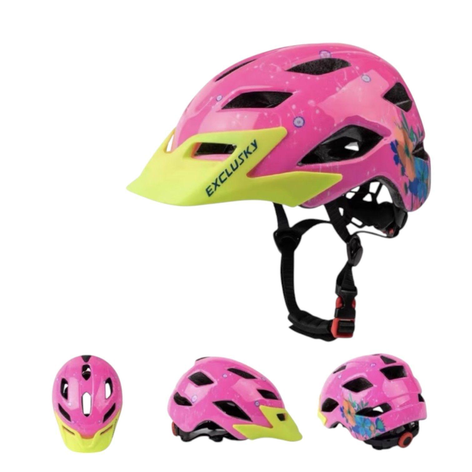 Casco Bicicleta Infantil  Exclusky Rosado                            -4