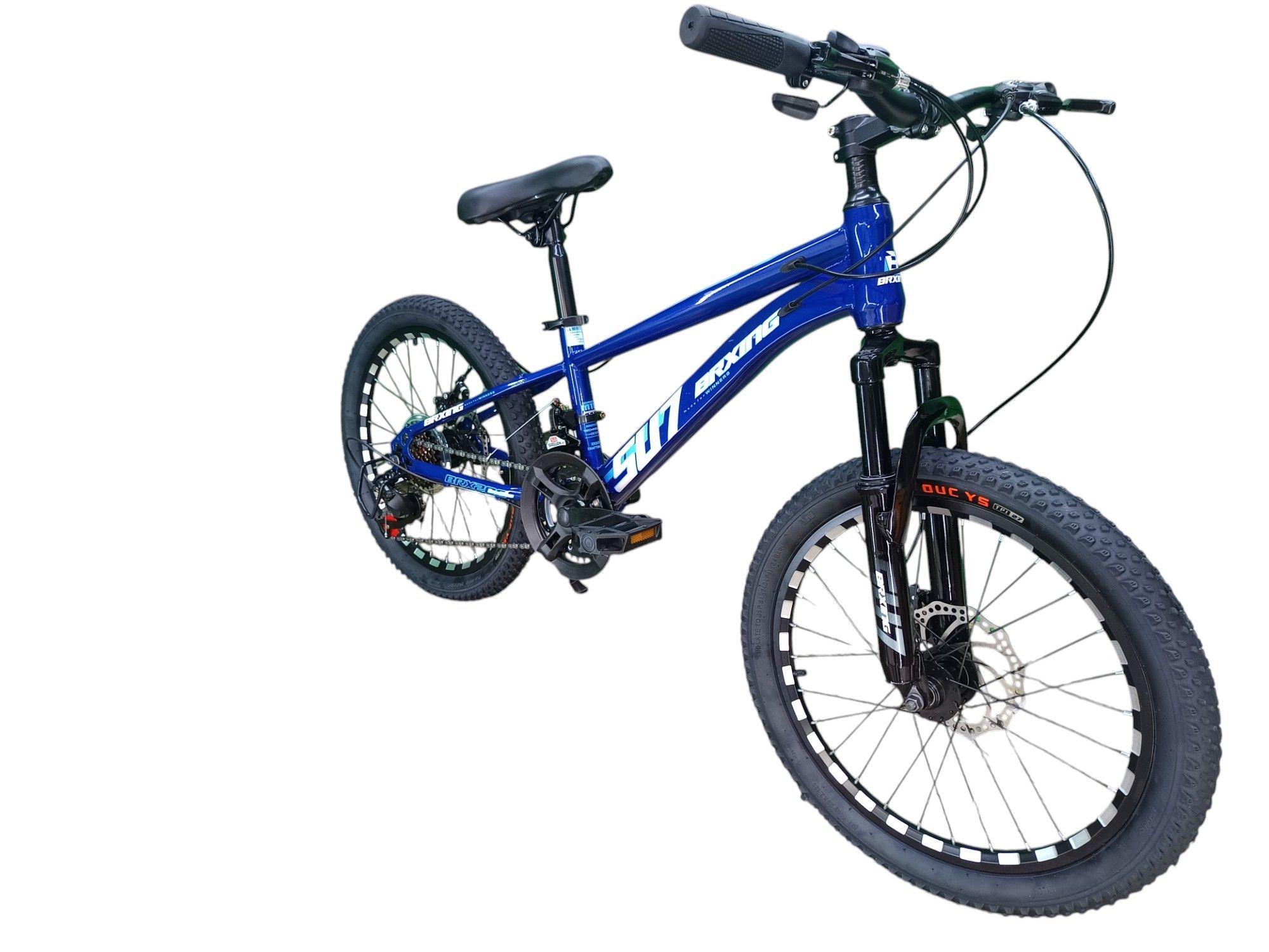 Bicicleta Aro 20 Brxing SV7 Azul Oscuro Con Freno Disco Y 21 Velocidades-1