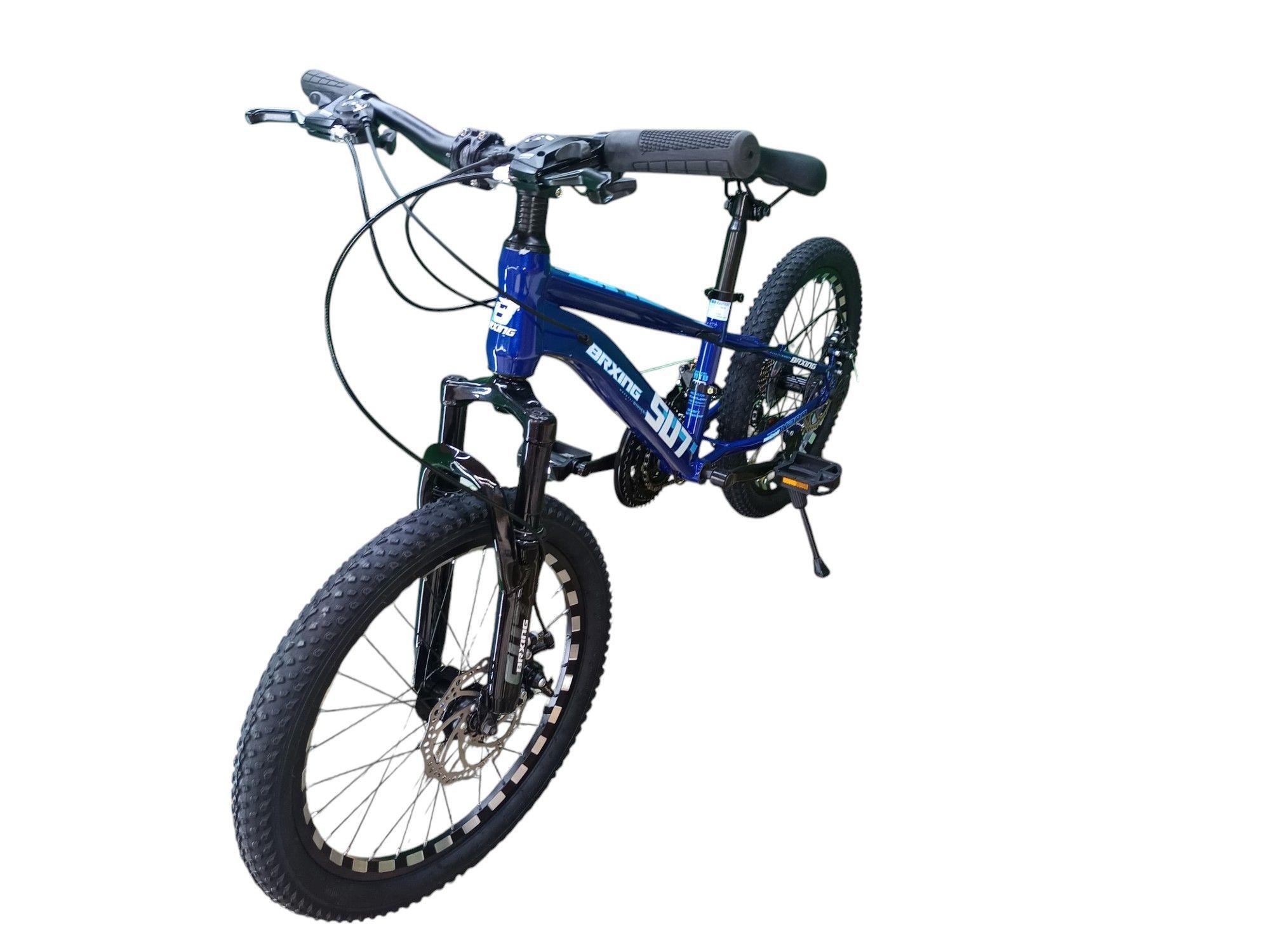 Bicicleta Aro 20 Brxing SV7 Azul Oscuro Con Freno Disco Y 21 Velocidades-2