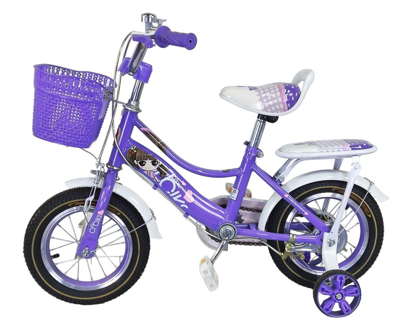 BICICLETA ARO 12 NIÑA CFBIKE LILA-1