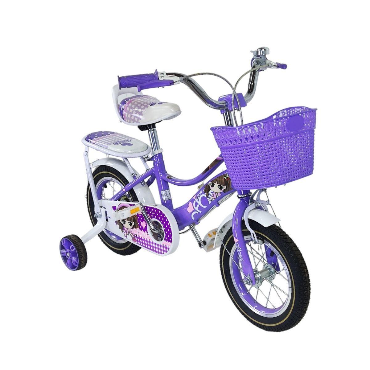 BICICLETA ARO 12 NIÑA CFBIKE LILA-2