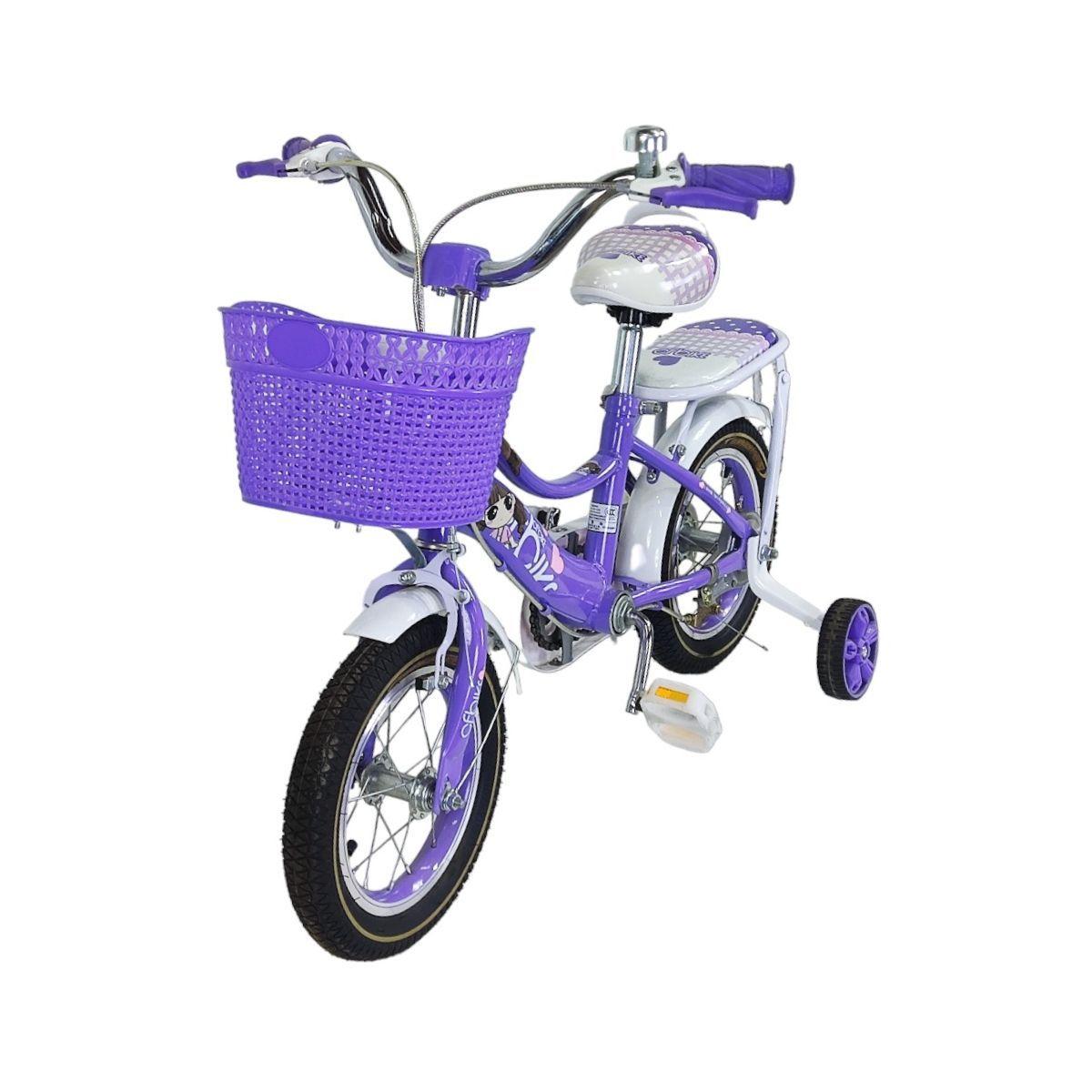 BICICLETA ARO 12 NIÑA CFBIKE LILA-3
