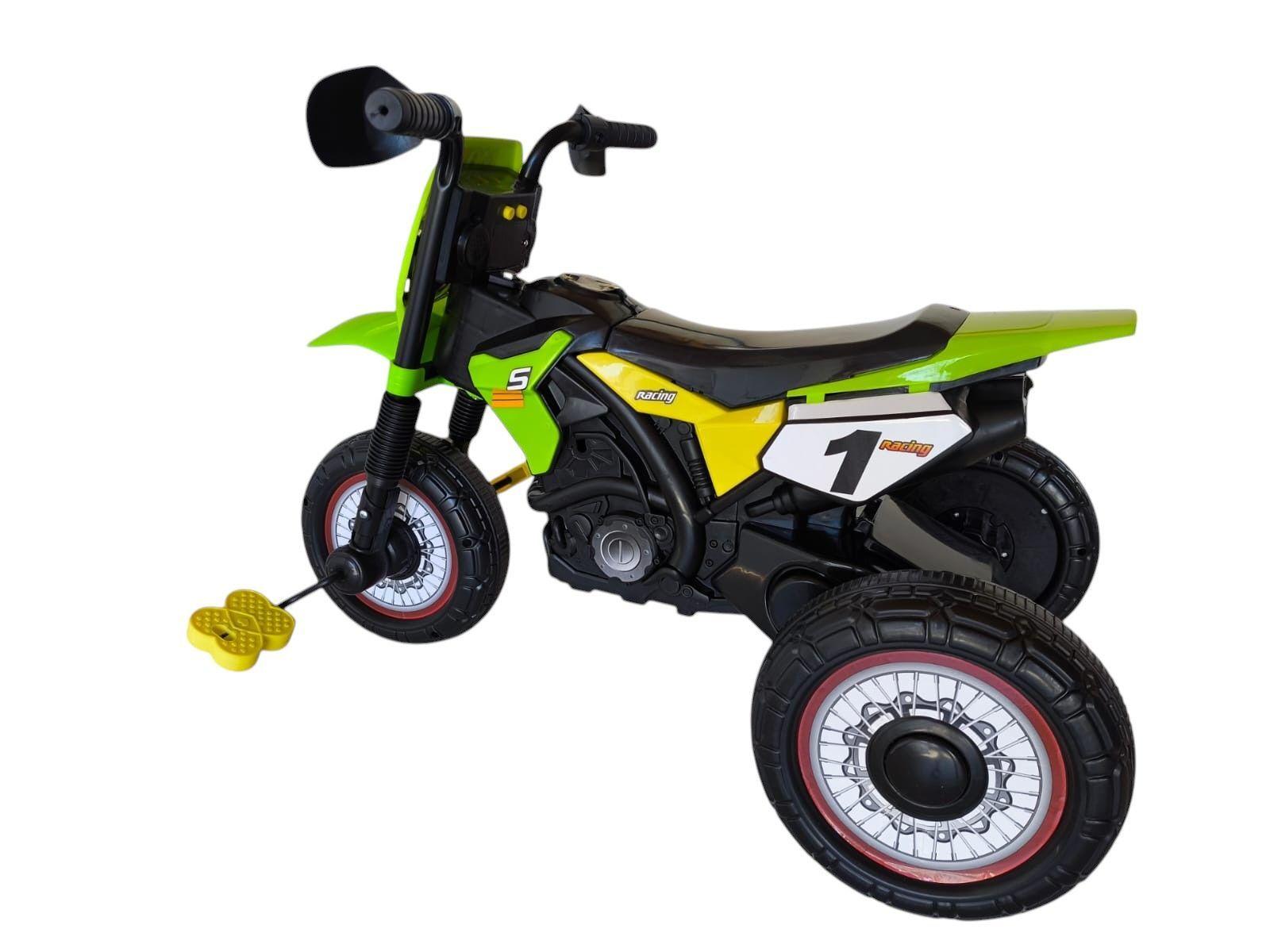 Triciclo Infantil Tipo Moto 3 Ruedas Verde-6