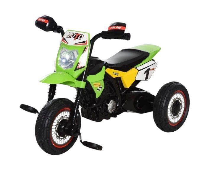 Triciclo Infantil Tipo Moto 3 Ruedas Verde-7
