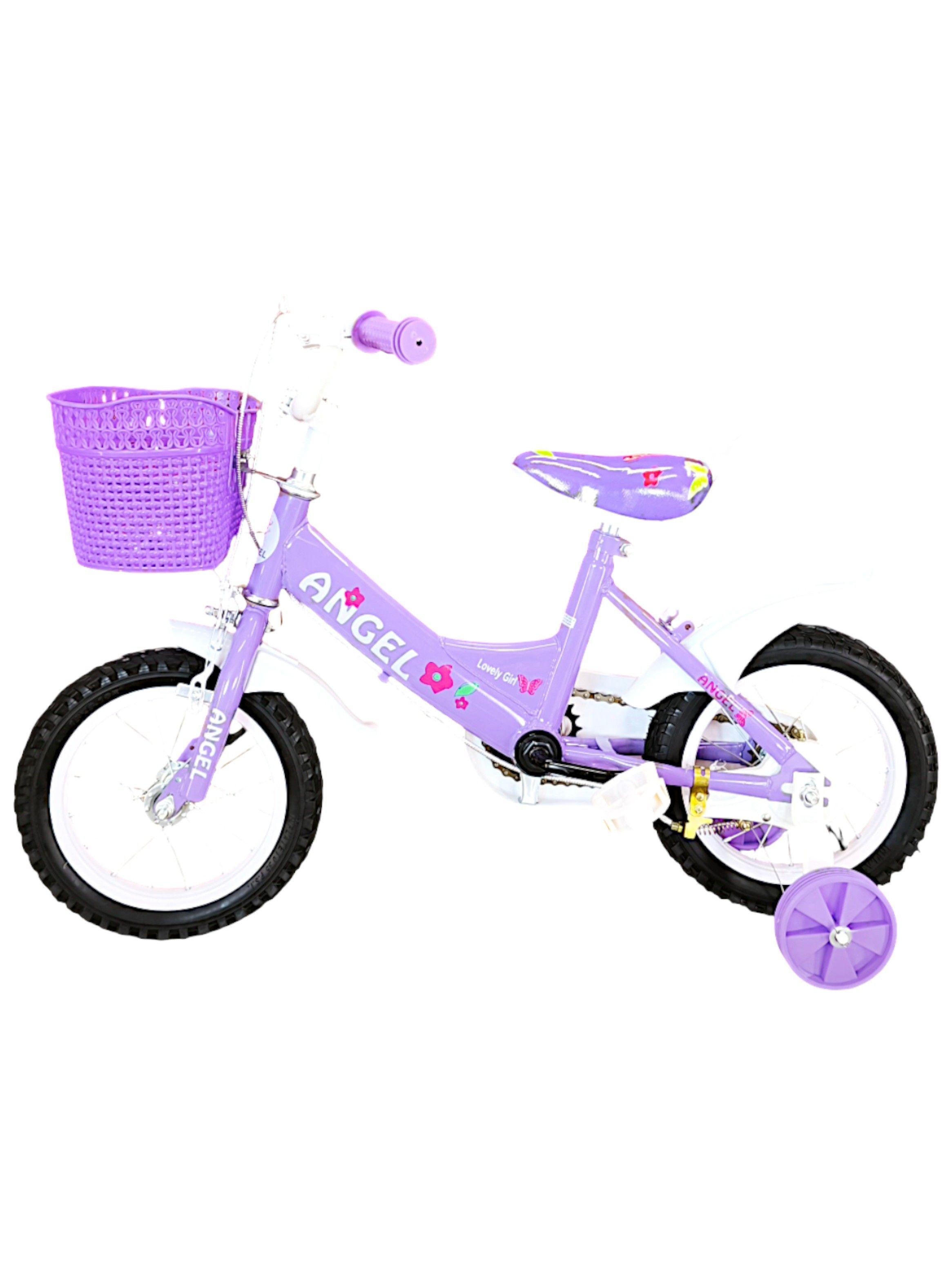 Bicicleta Aro 12 Infantil  Lila Angel	-2