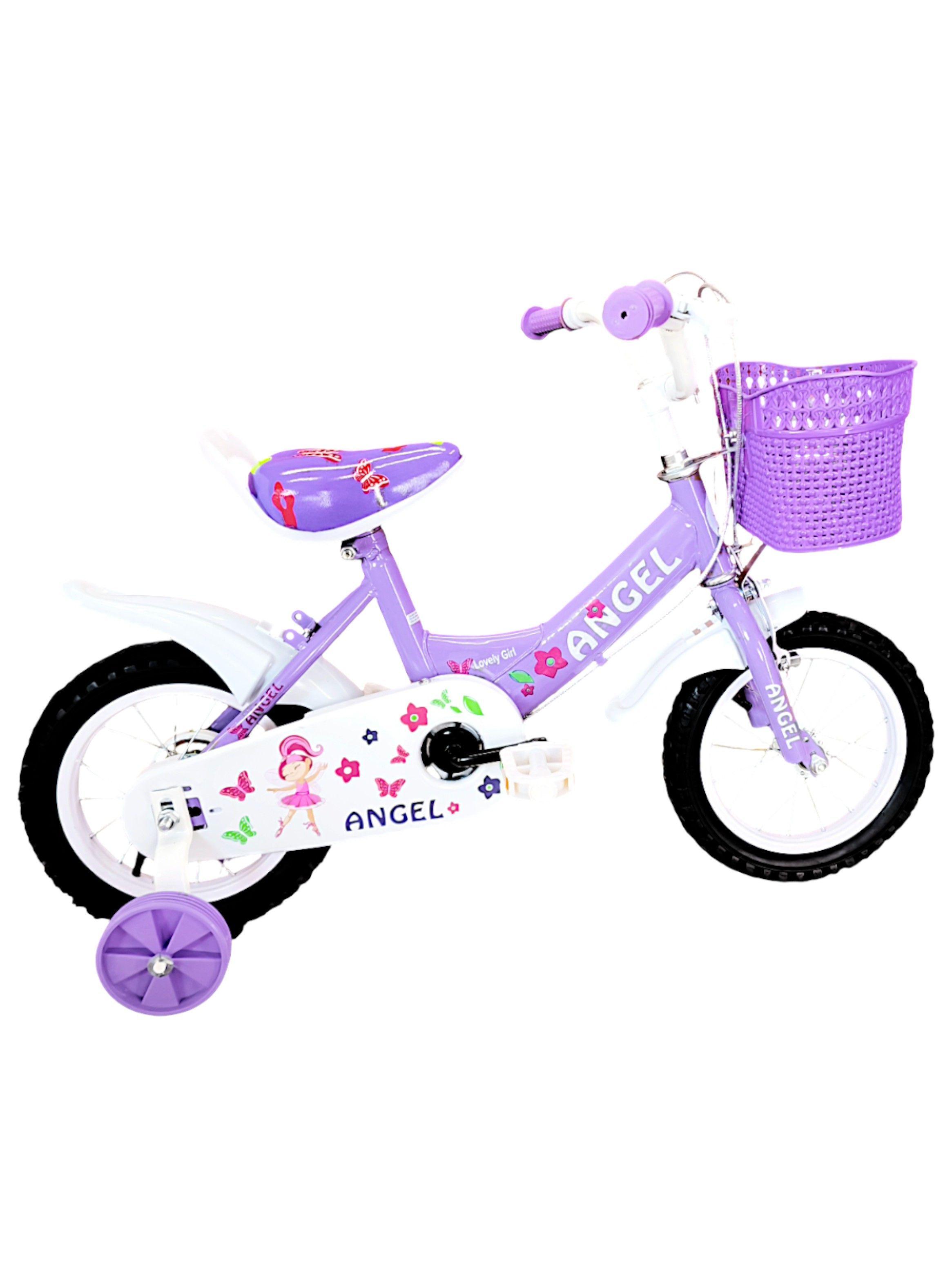 Bicicleta Aro 12 Infantil  Lila Angel	-3
