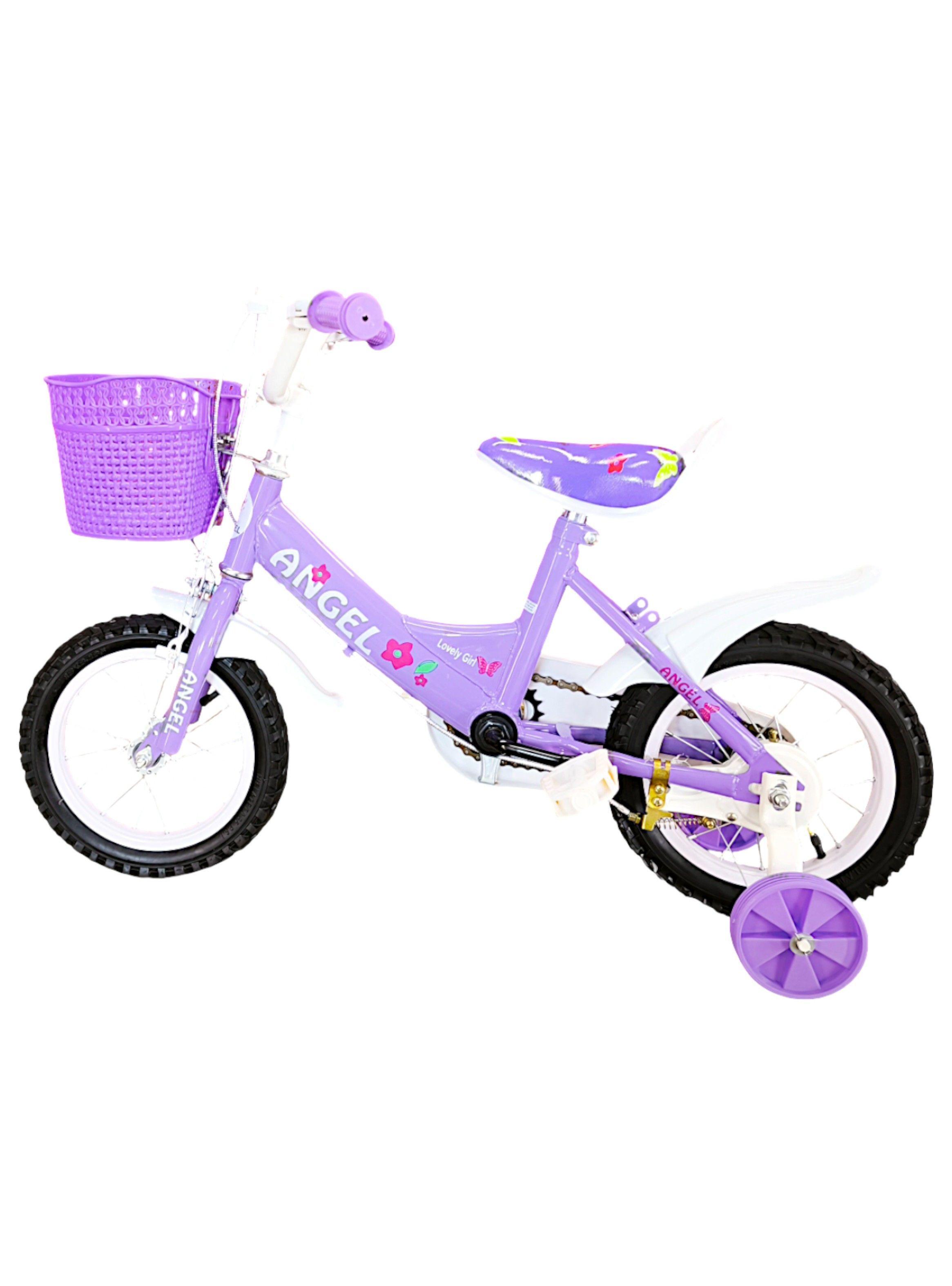 Bicicleta Aro 12 Infantil  Lila Angel	-4