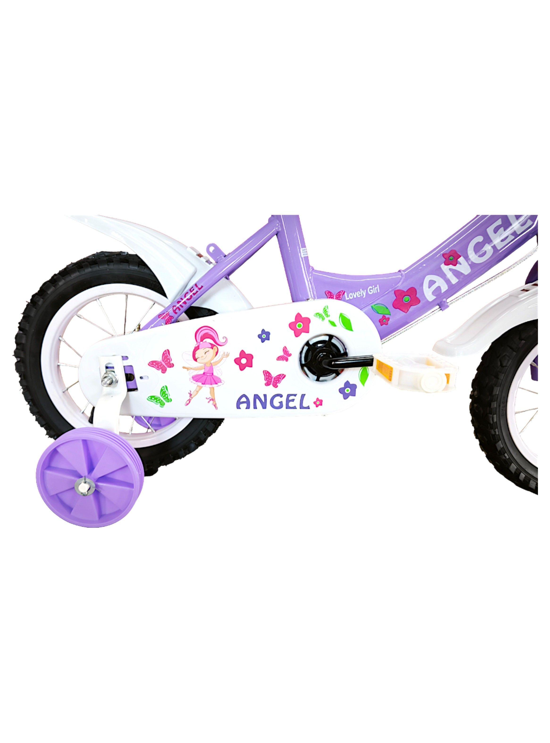 Bicicleta Aro 12 Infantil  Lila Angel	-5