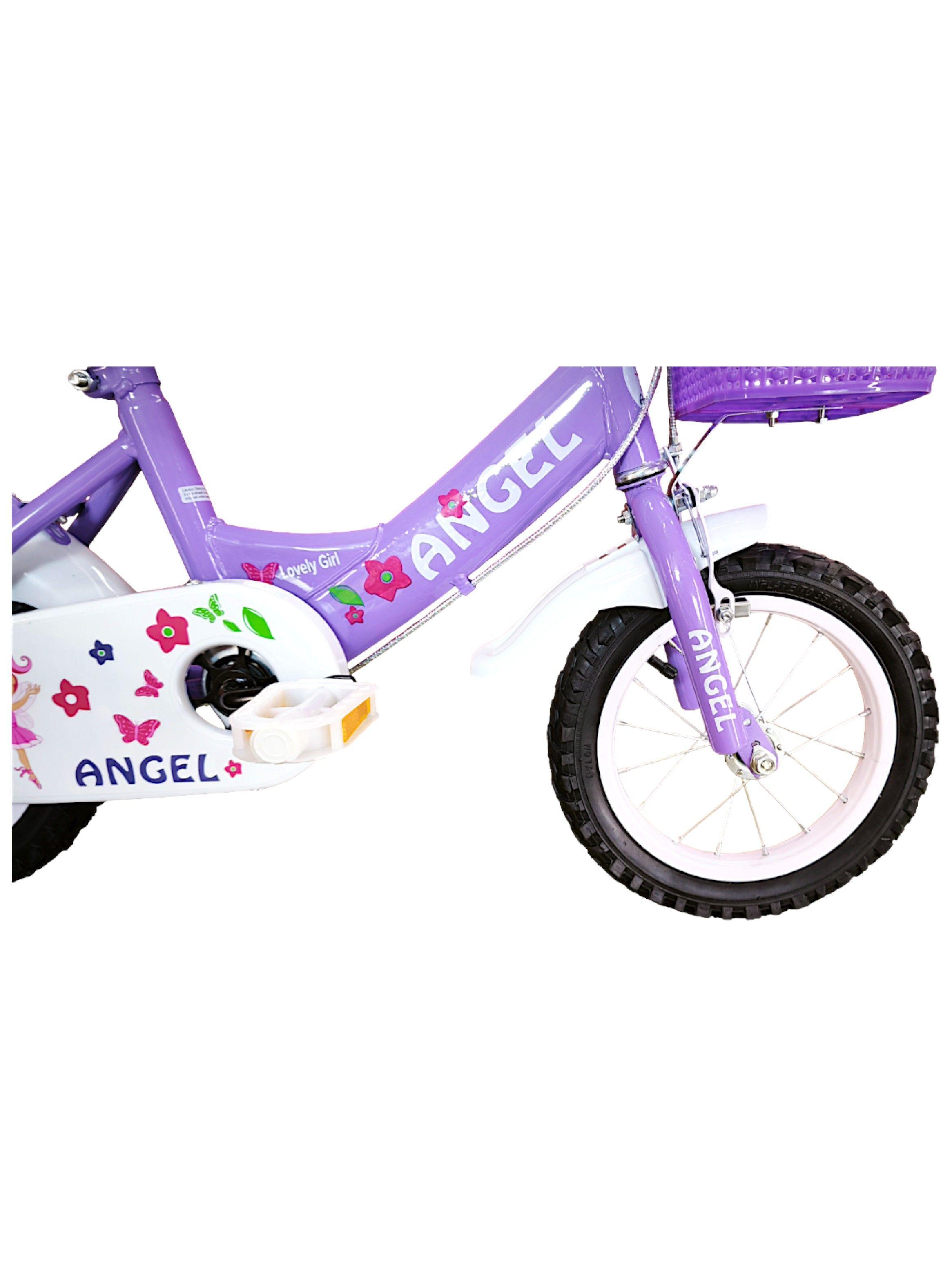 Bicicleta Aro 12 Infantil  Lila Angel	-6