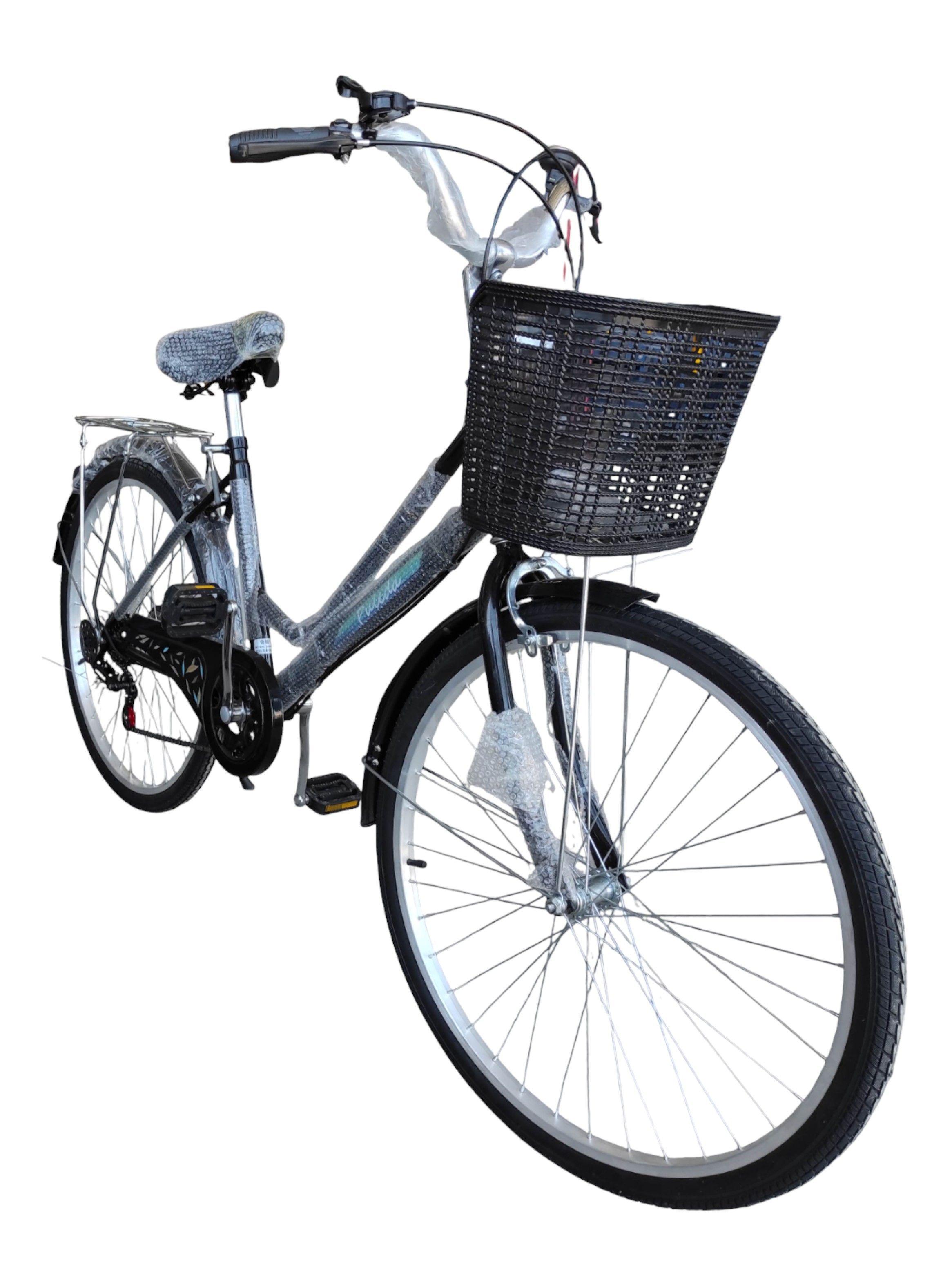 Bicicleta Aro 27.5  Puleda Negro de Paseo Con 7 Velocidades Y Freno Disco	-4