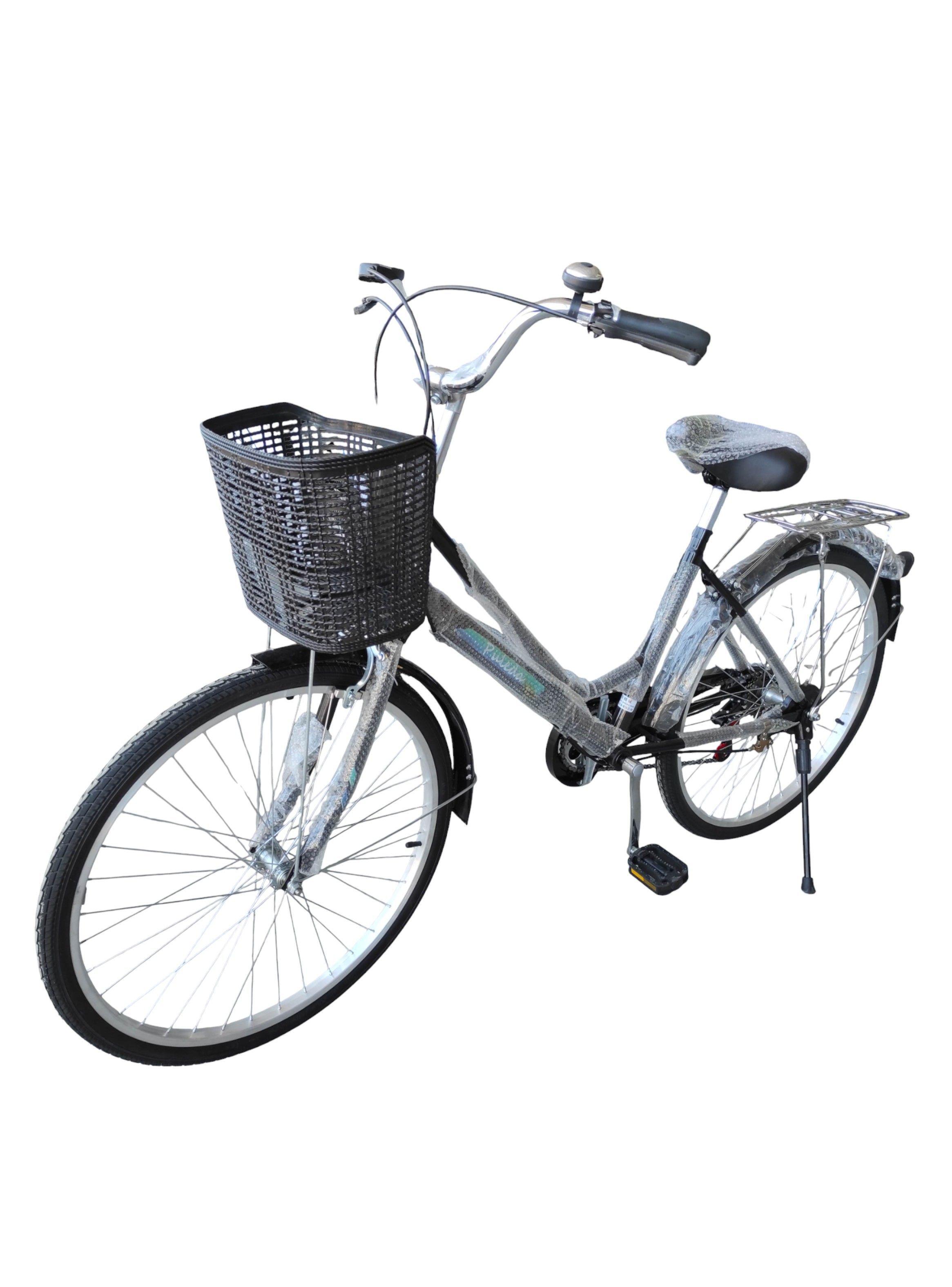 Bicicleta Aro 27.5  Puleda Negro de Paseo Con 7 Velocidades Y Freno Disco	-5