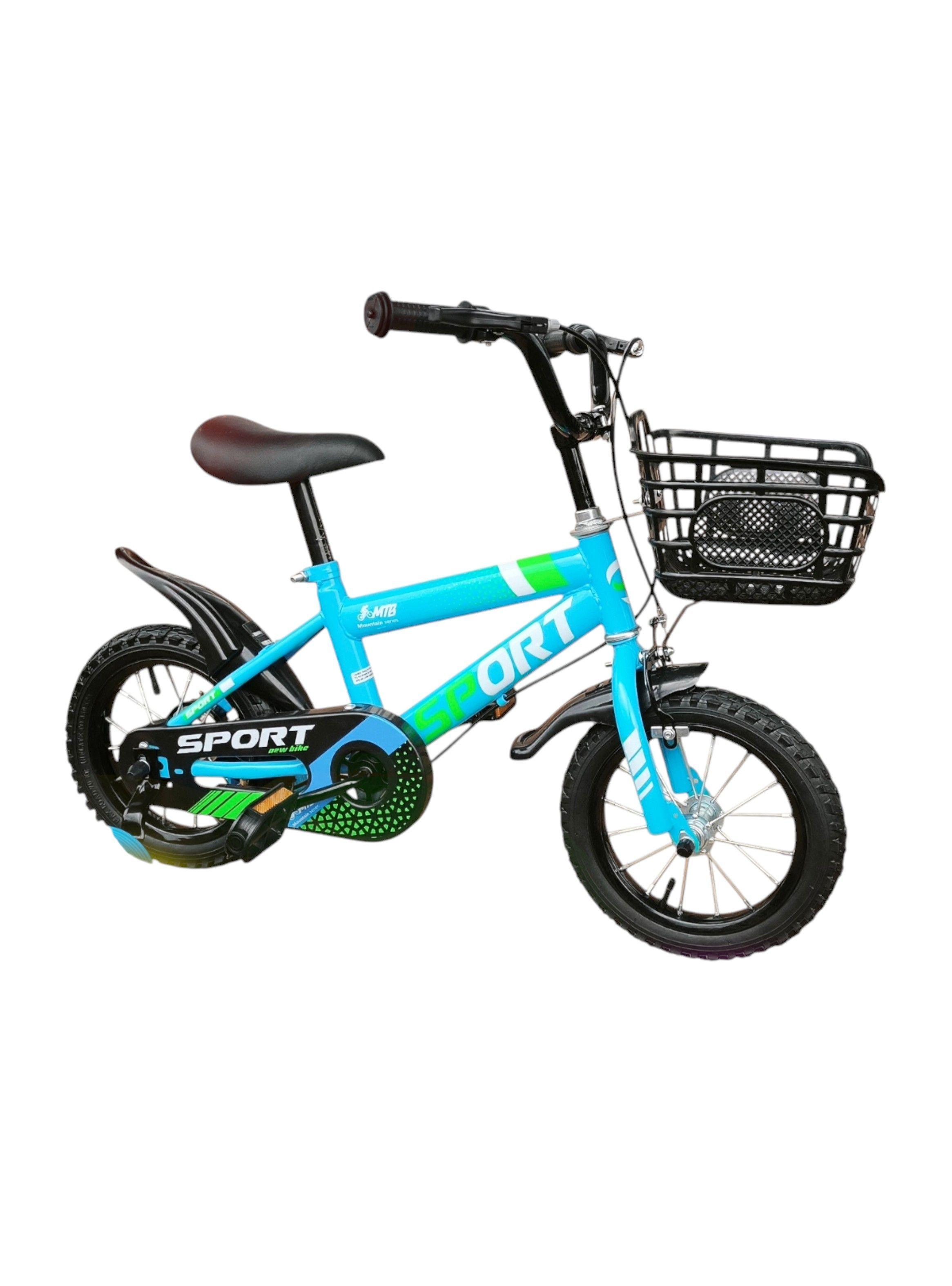 Bicicleta Aro 12 Infantil Sport Celeste-0