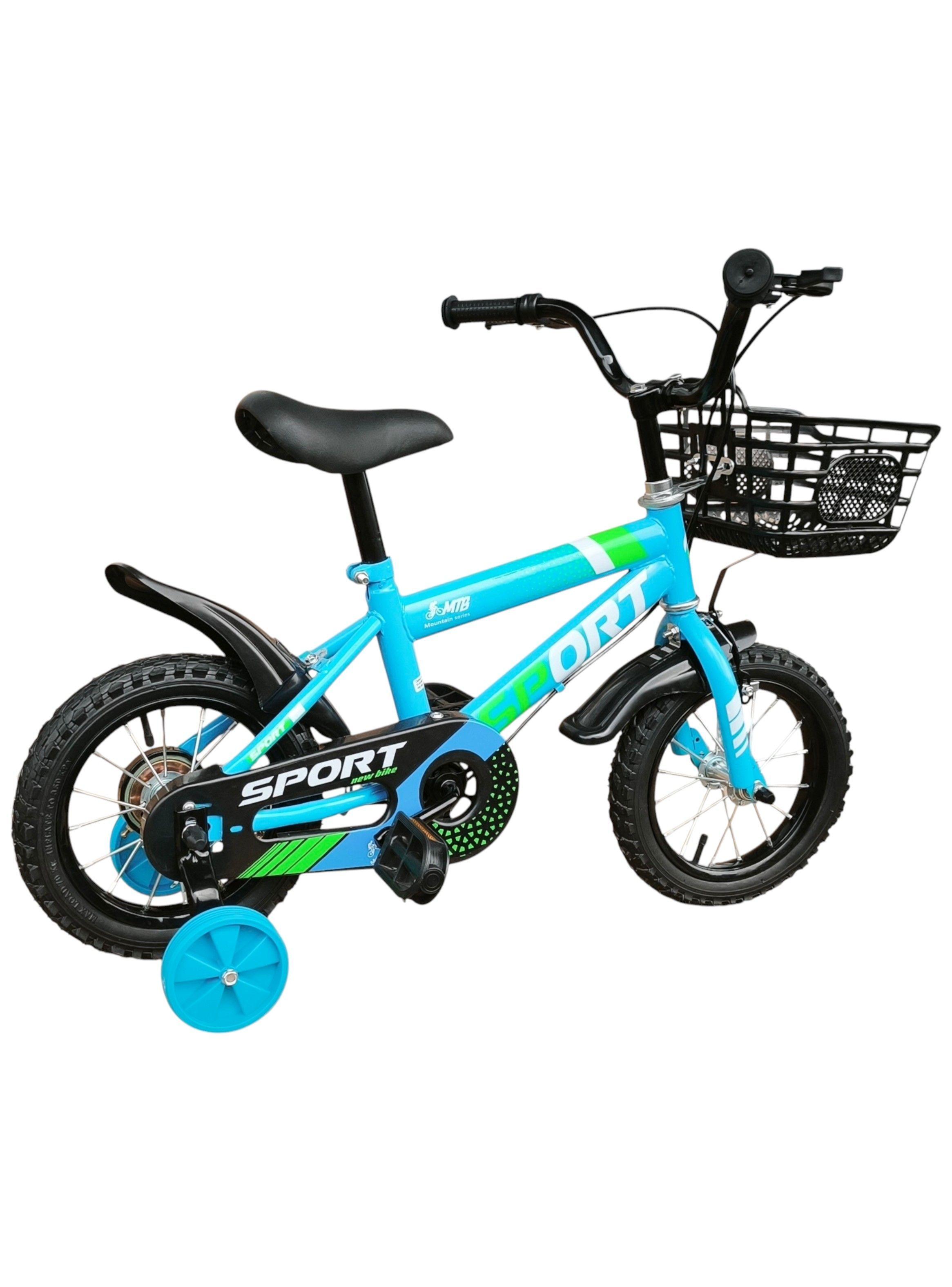 Bicicleta Aro 12 Infantil Sport Celeste-2