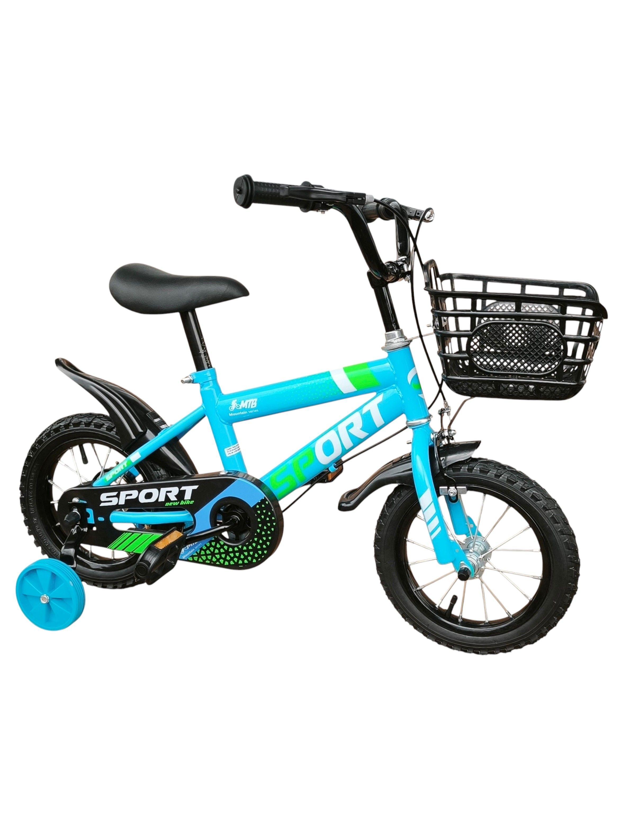 Bicicleta Aro 12 Infantil Sport Celeste-5