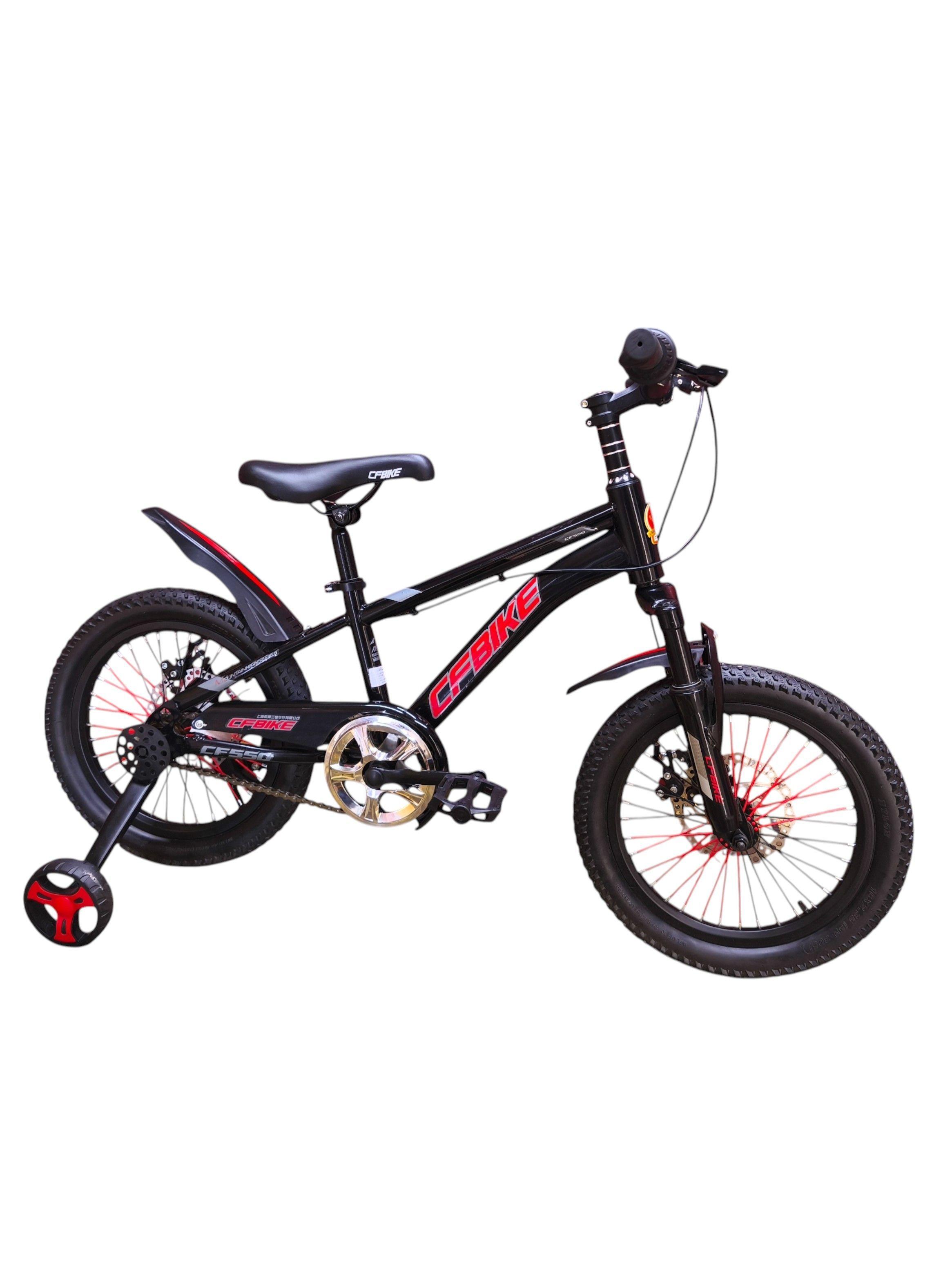 Bicicleta Aro 16 Cfbike Con Disco Negro Log Rojo-2