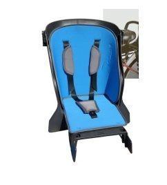 Silla Trasera de Niños para Bicicleta Azul-2