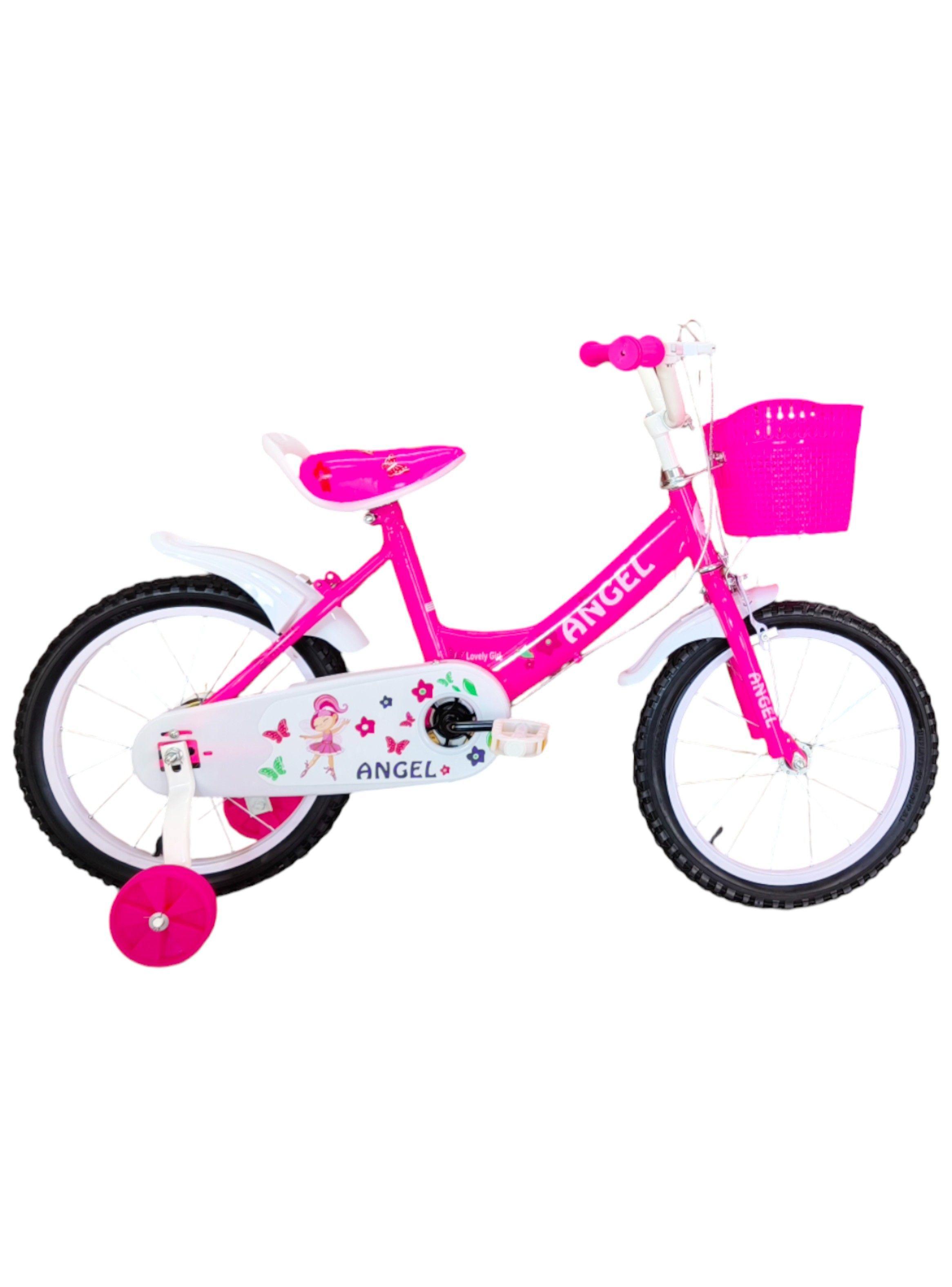 Bicicleta Aro 16 Infantil  Rosado Angel	-0