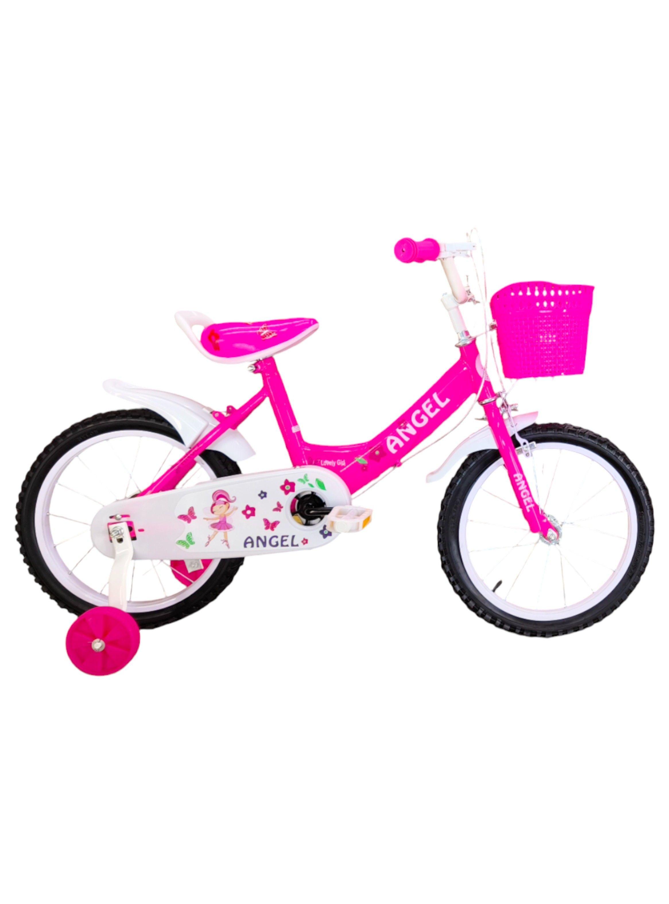 Bicicleta Aro 16 Infantil  Rosado Angel	-4