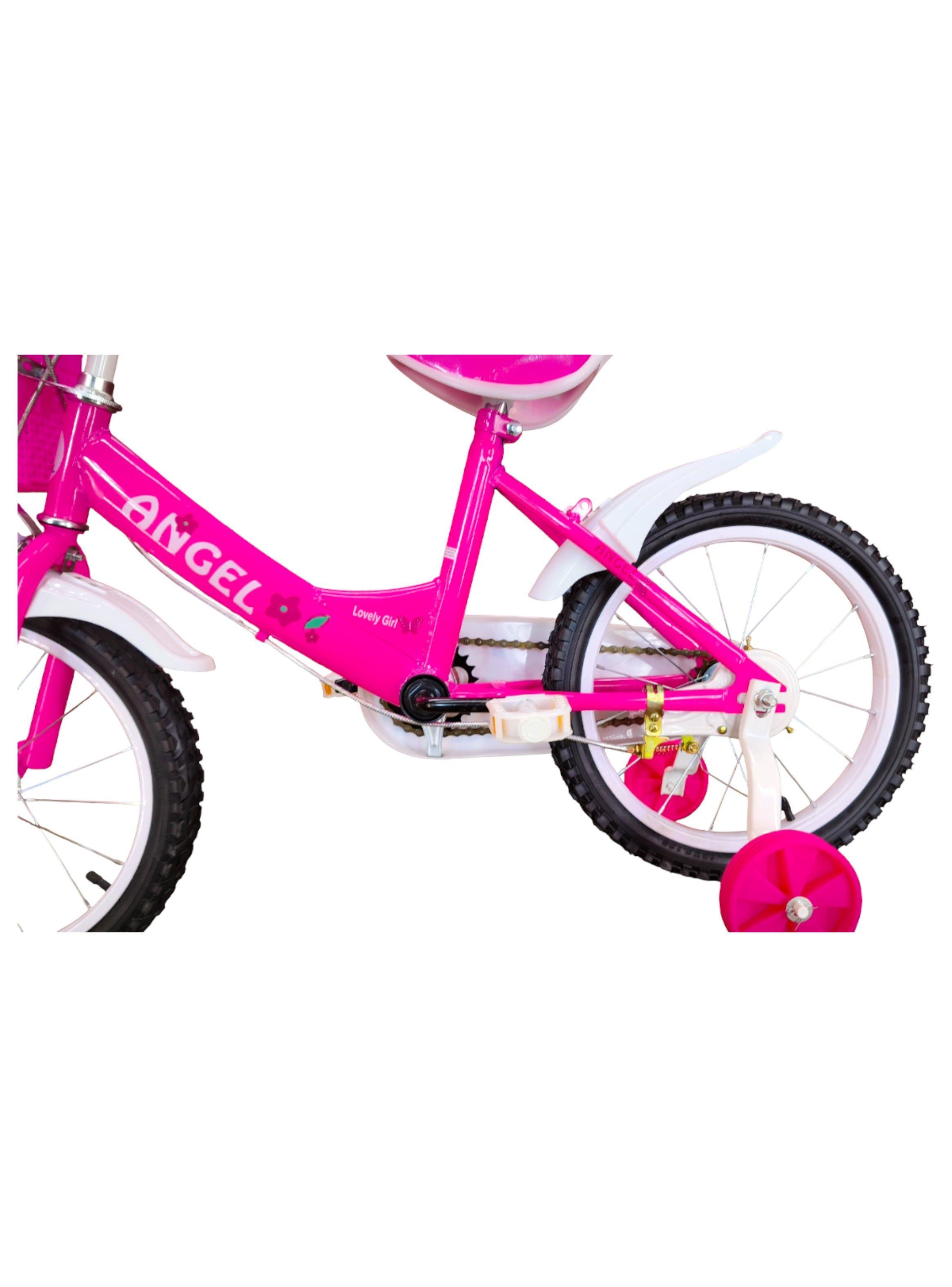 Bicicleta Aro 16 Infantil  Rosado Angel	-6