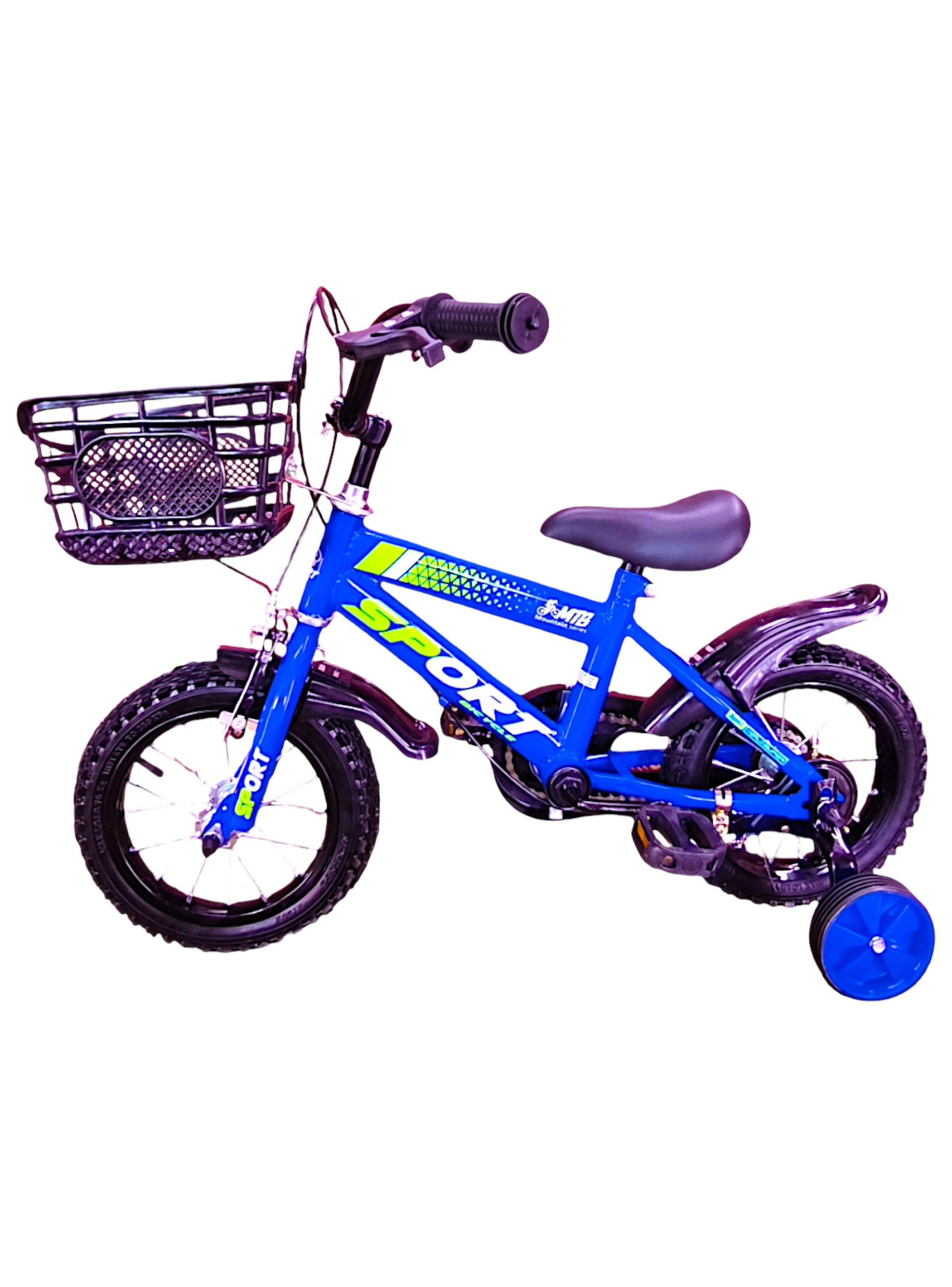 Bicicleta Aro 12 Infantil Sport Azul-2