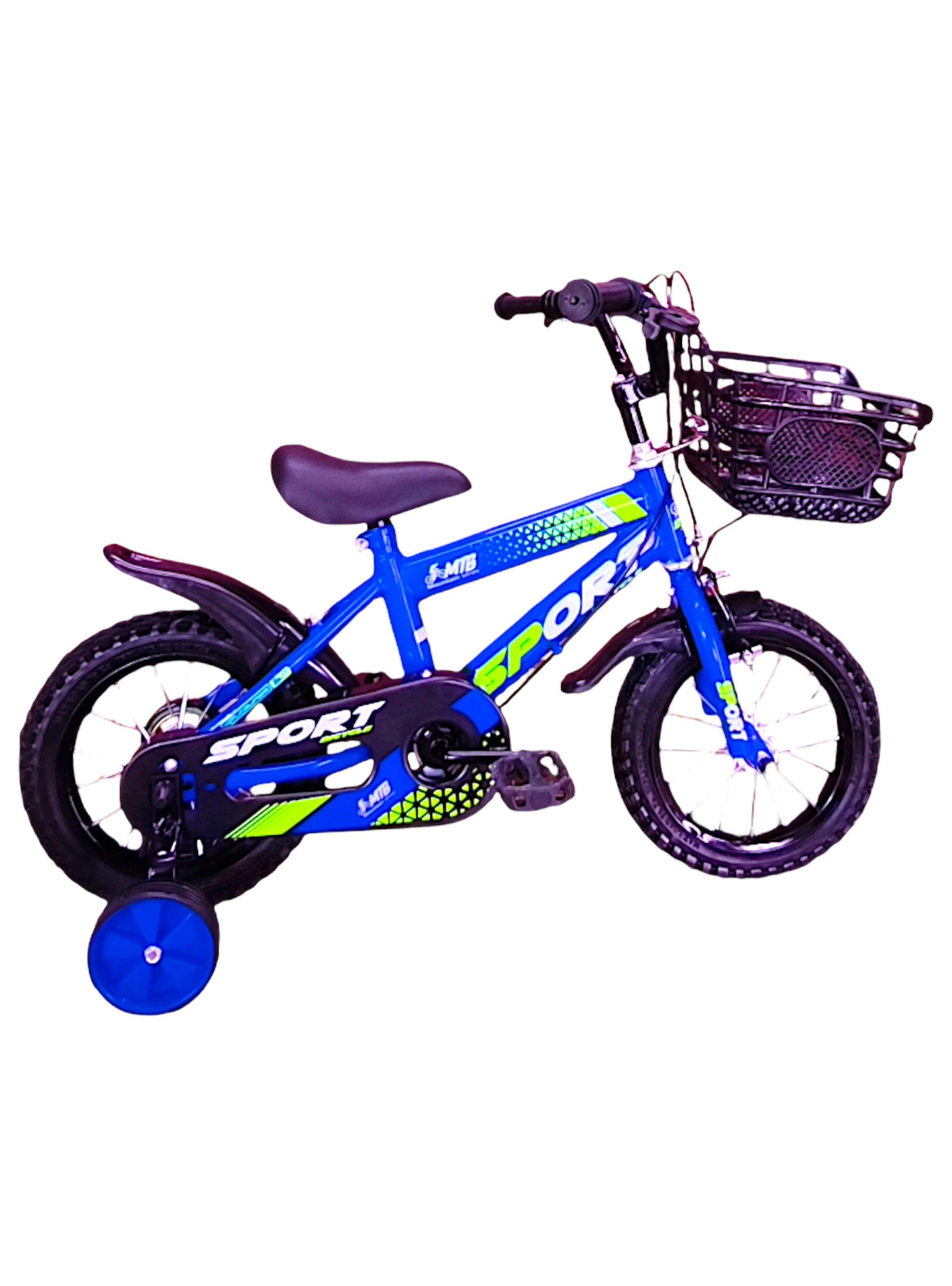 Bicicleta Aro 12 Infantil Sport Azul-3