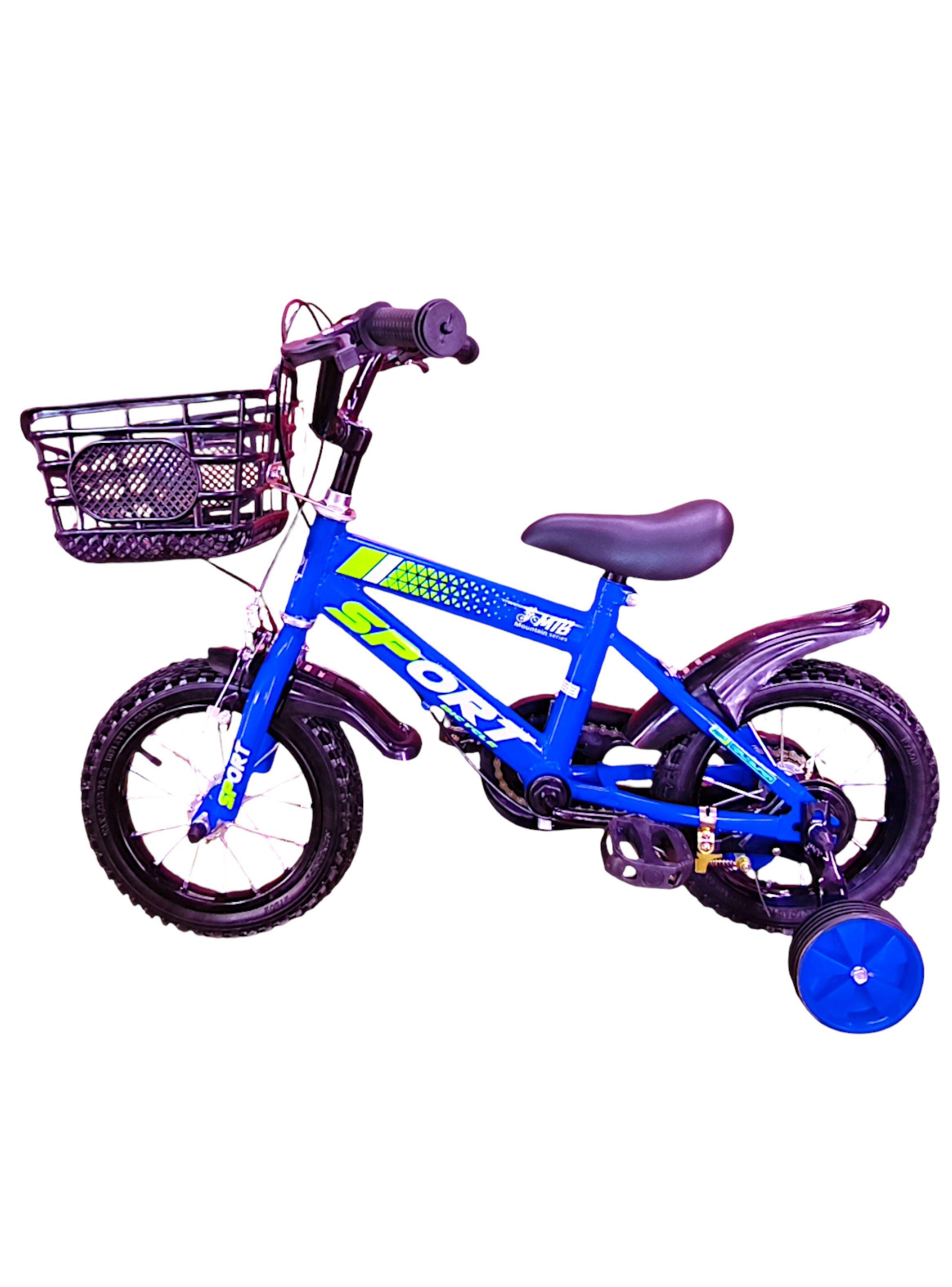 Bicicleta Aro 12 Infantil Sport Azul-4