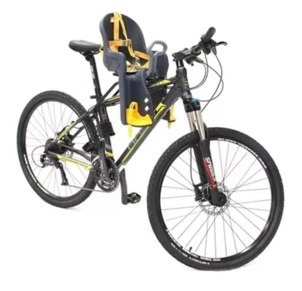 Silla Frontal De Niños para Bicicleta Azul-3